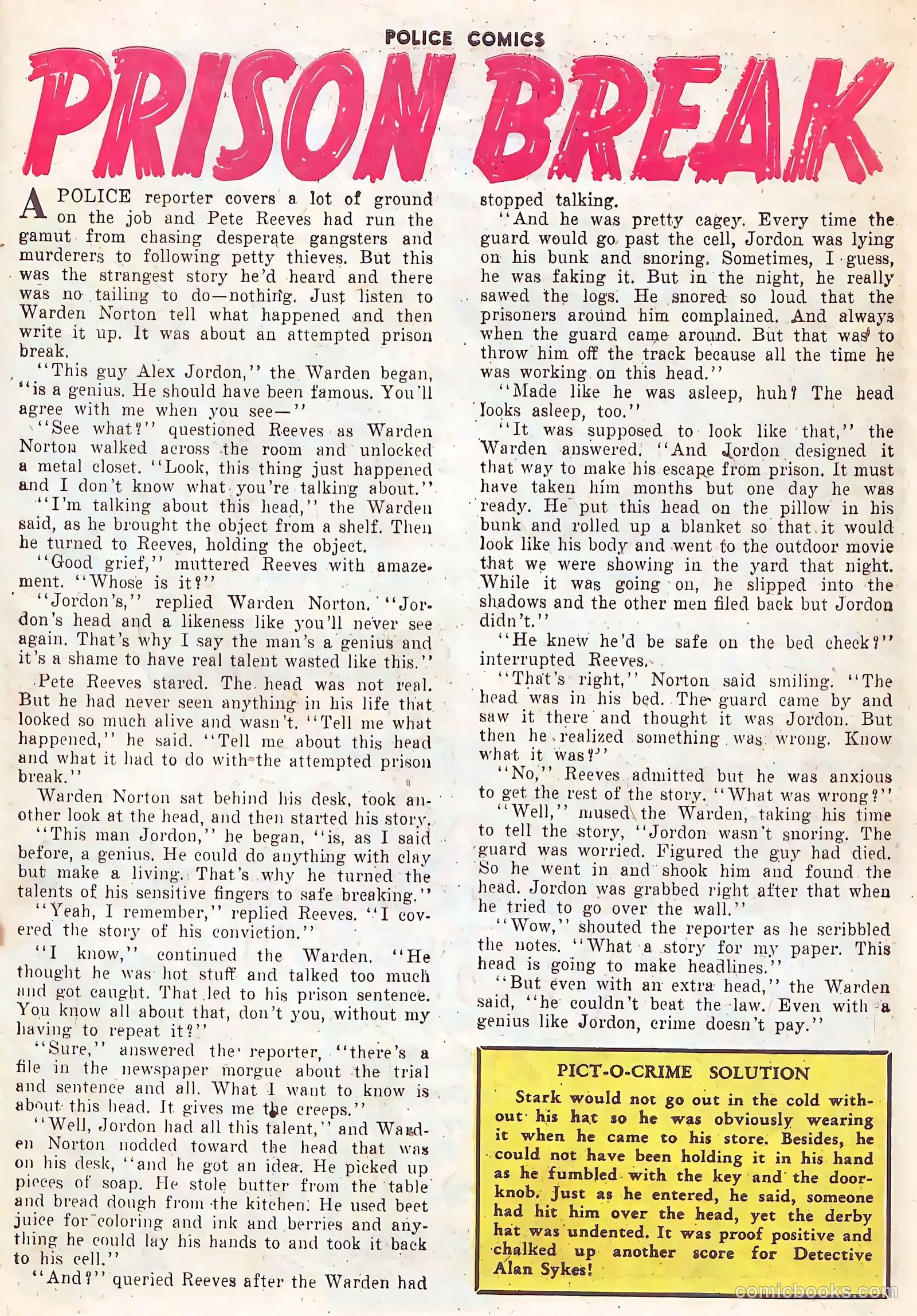 Police Comics #114 (1952) — page 27 of 36