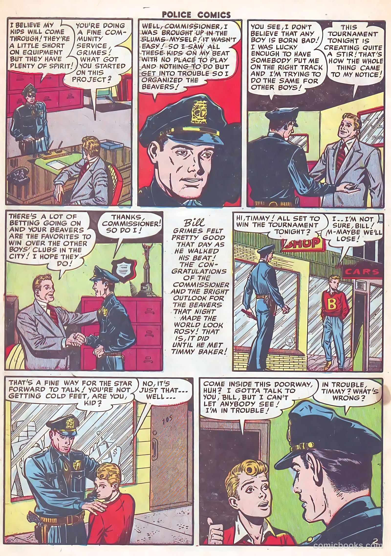 Police Comics #114 (1952) — page 30 of 36