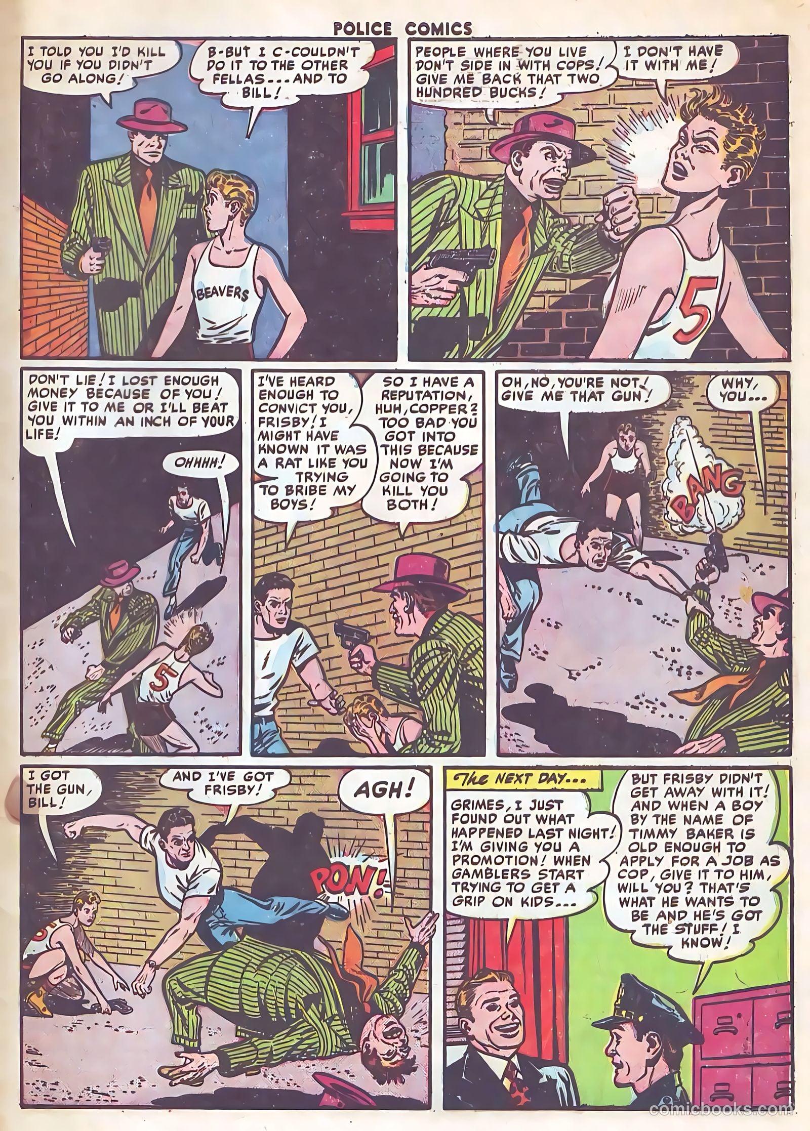Police Comics #114 (1952) — page 33 of 36