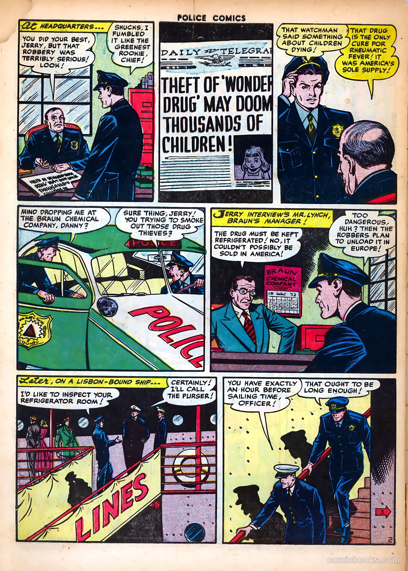 Police Comics #117 (1952) — page 30 of 36