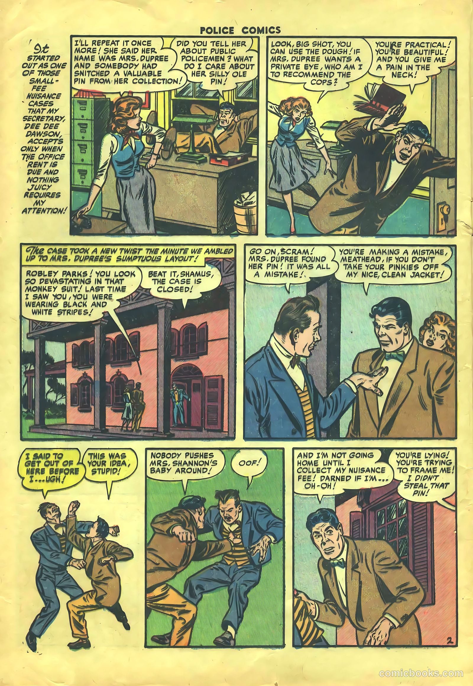Police Comics #119 (1952) — page 4 of 36