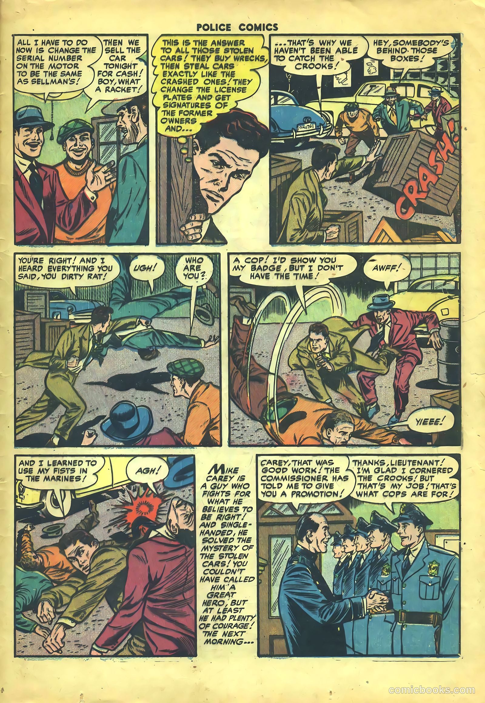 Police Comics #119 (1952) — page 33 of 36