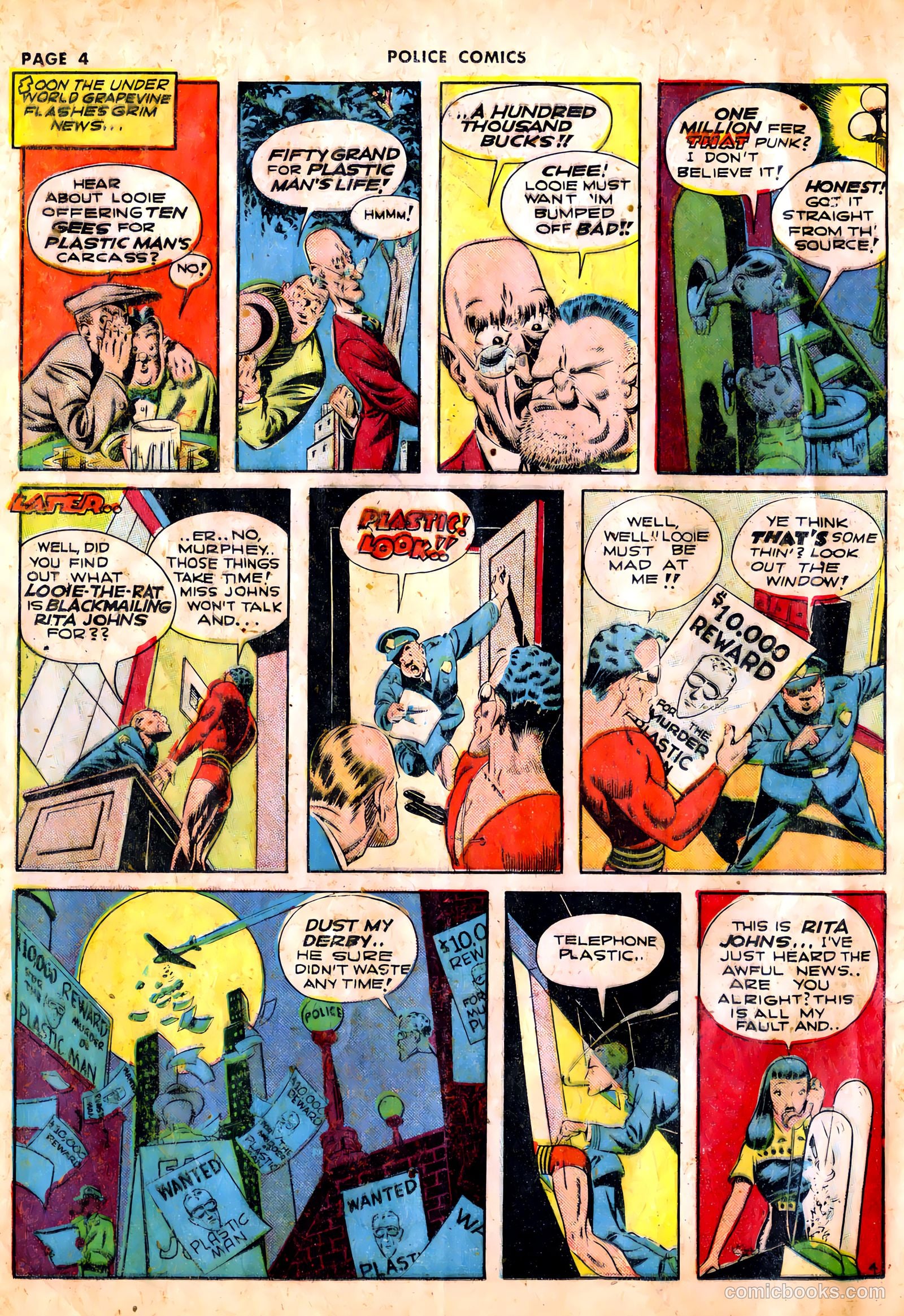 Police Comics #12 (1942) — page 7 of 69
