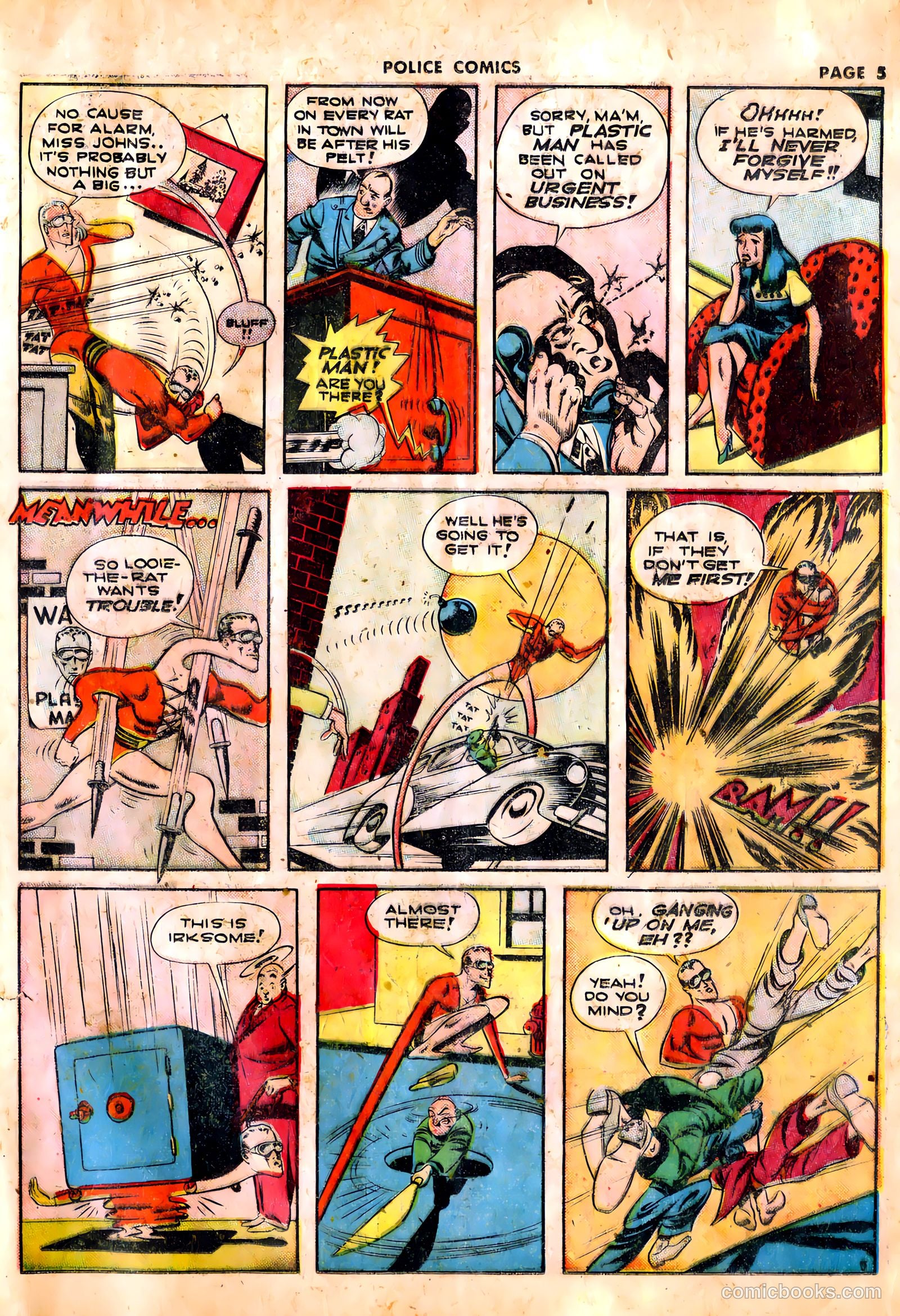Police Comics #12 (1942) — page 8 of 69