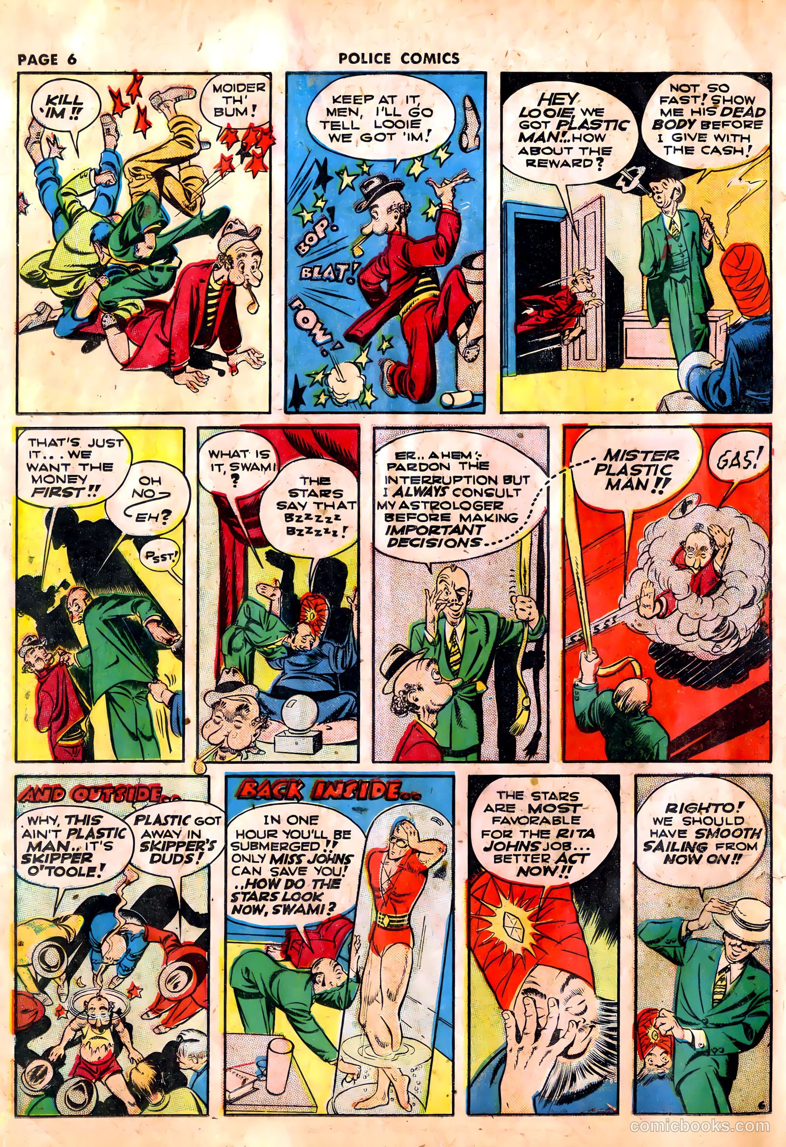 Police Comics #12 (1942) — page 9 of 69