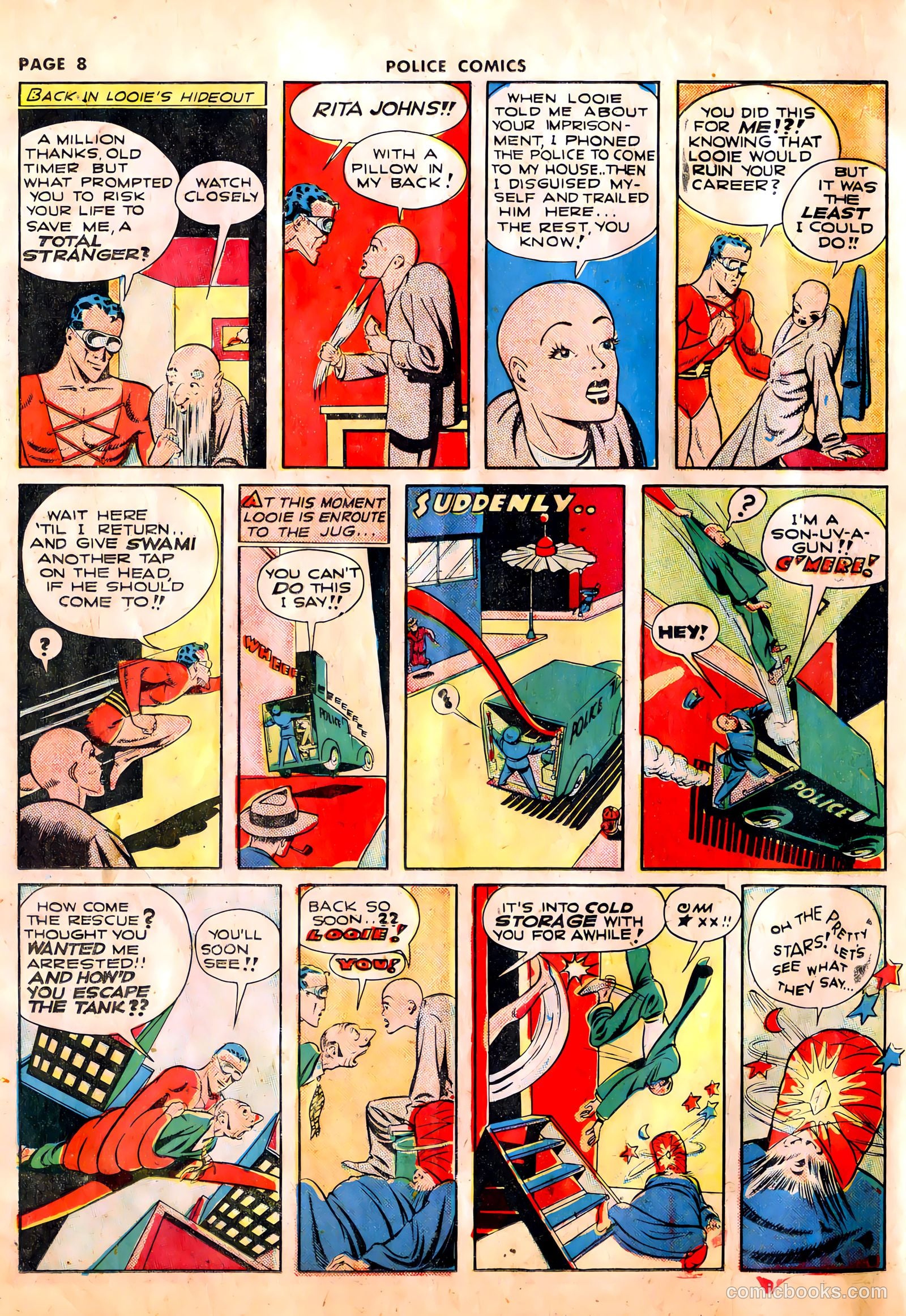 Police Comics #12 (1942) — page 11 of 69