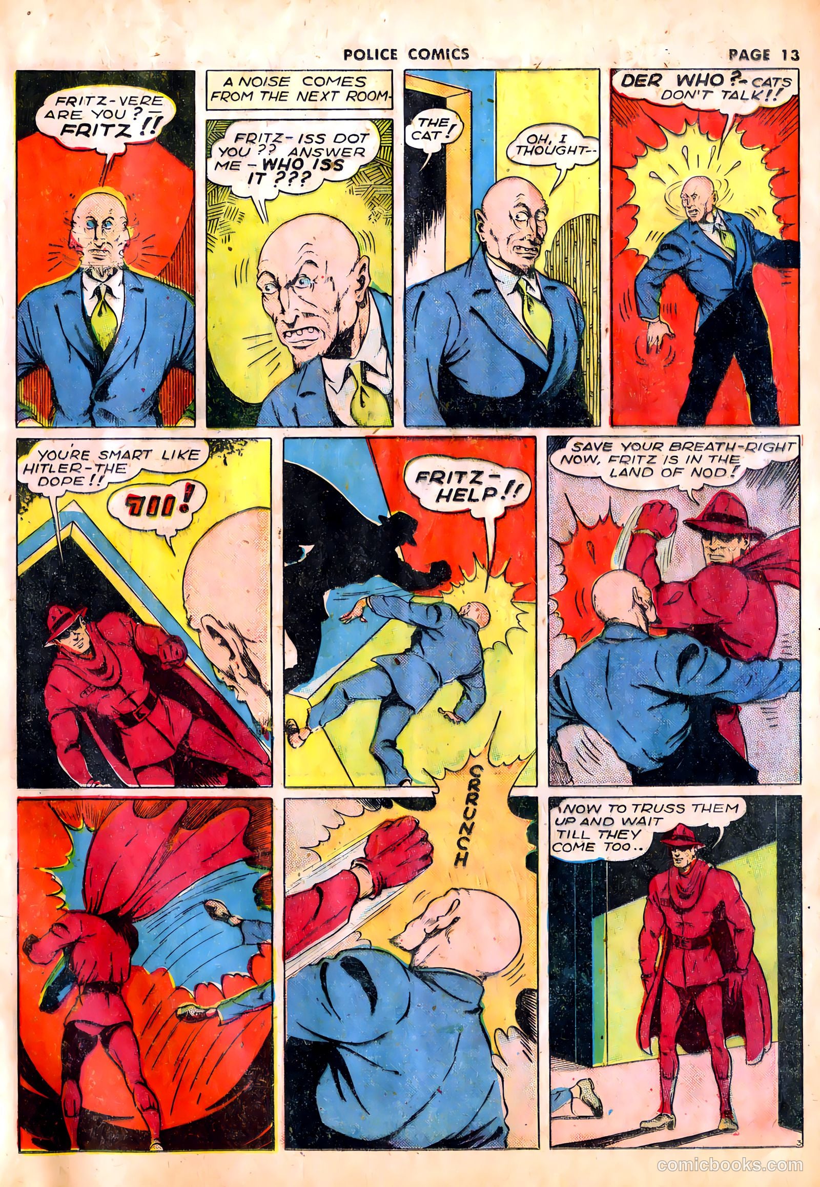 Police Comics #12 (1942) — page 16 of 69