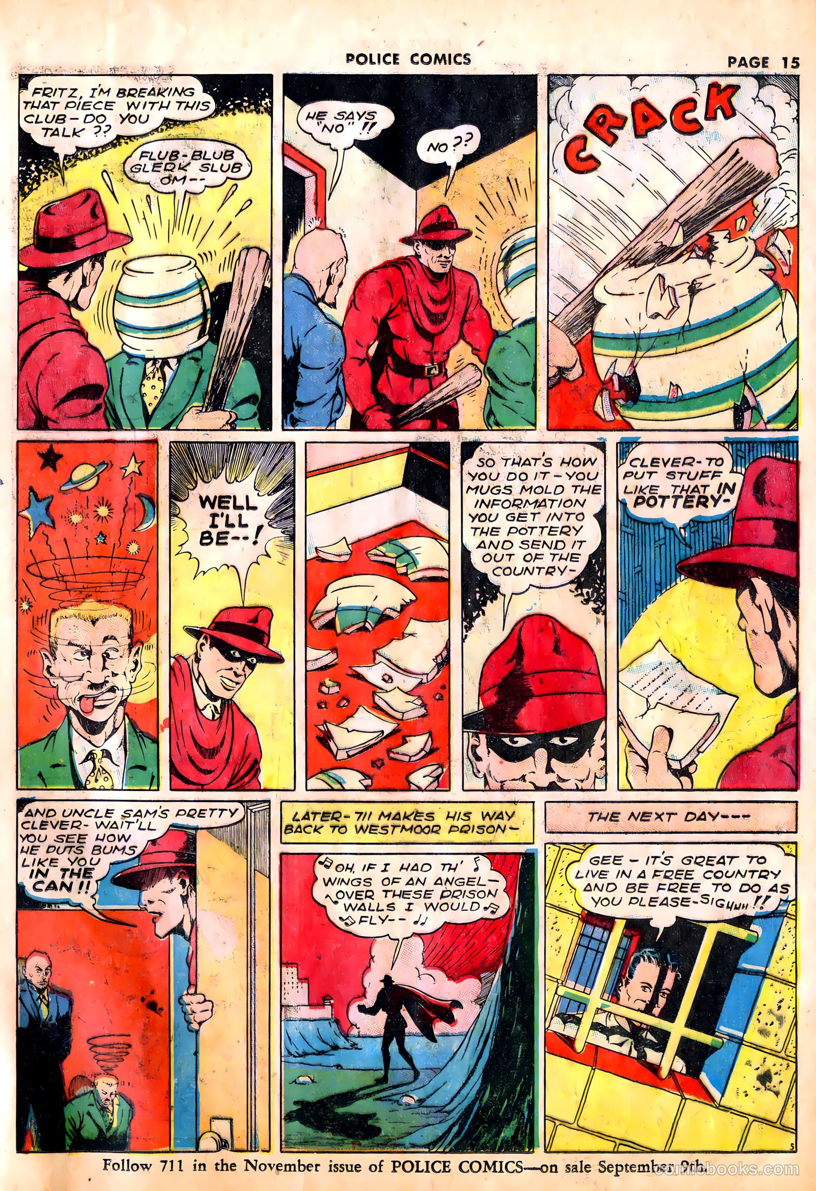 Police Comics #12 (1942) — page 18 of 69