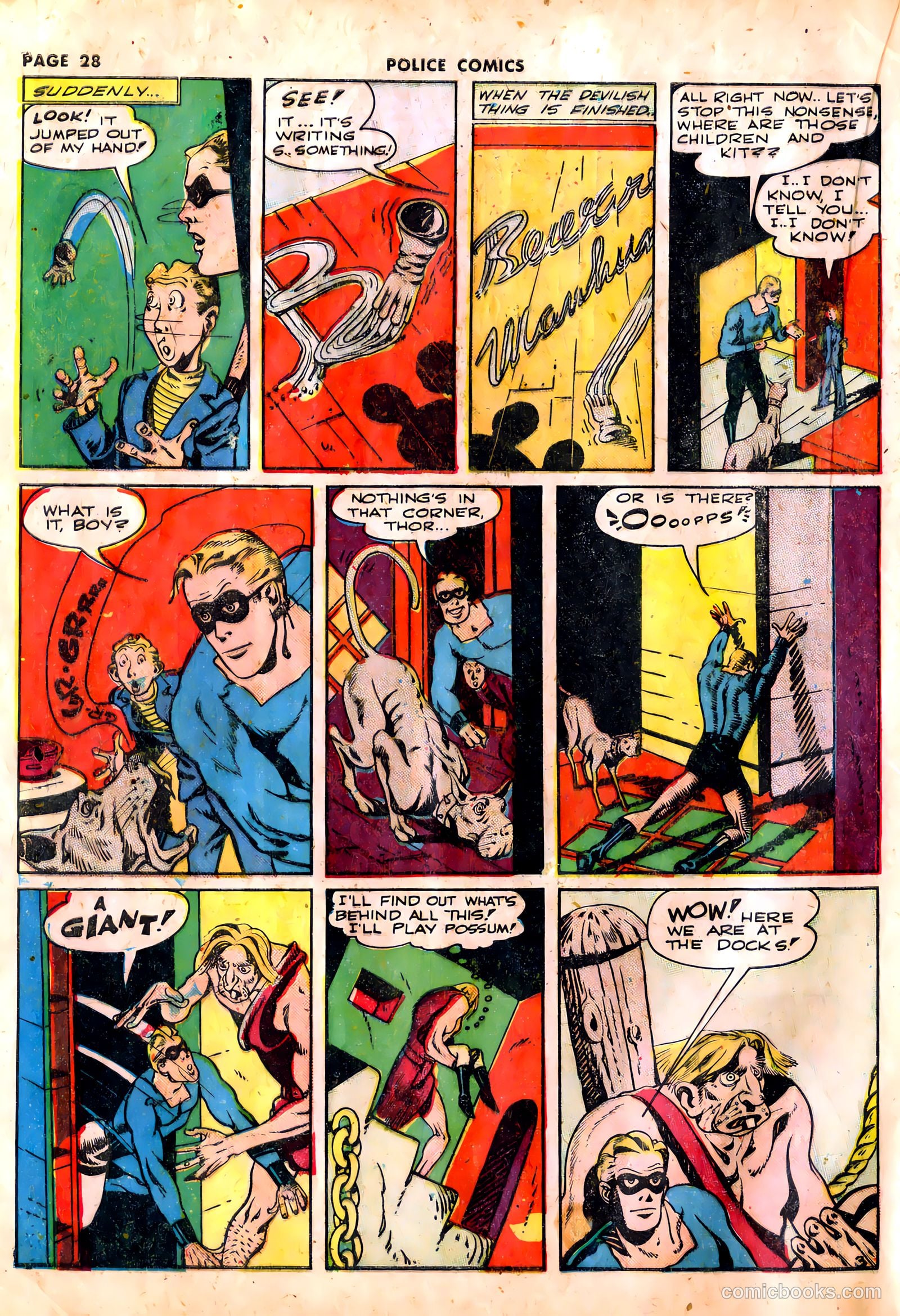Police Comics #12 (1942) — page 31 of 69