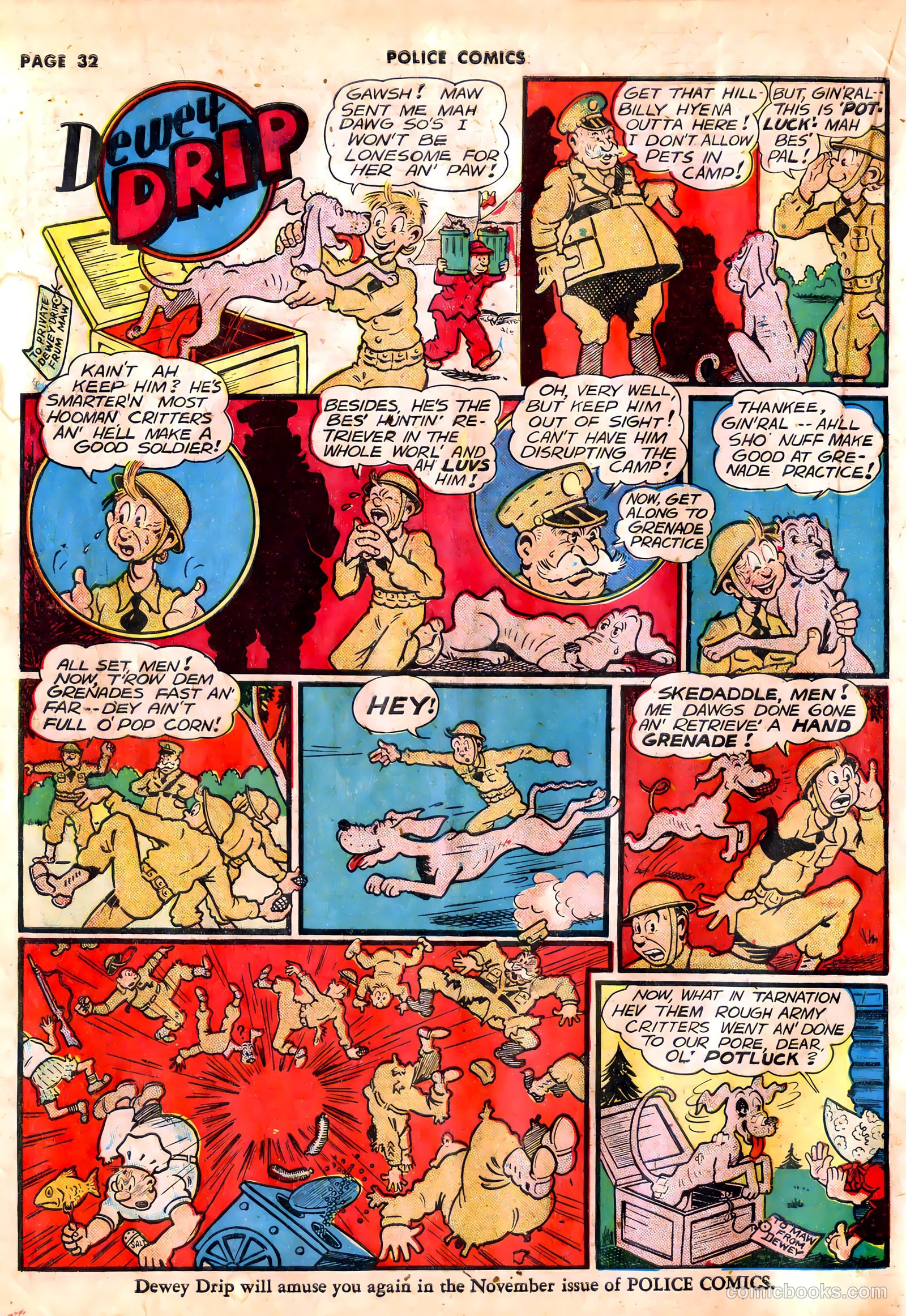 Police Comics #12 (1942) — page 35 of 69