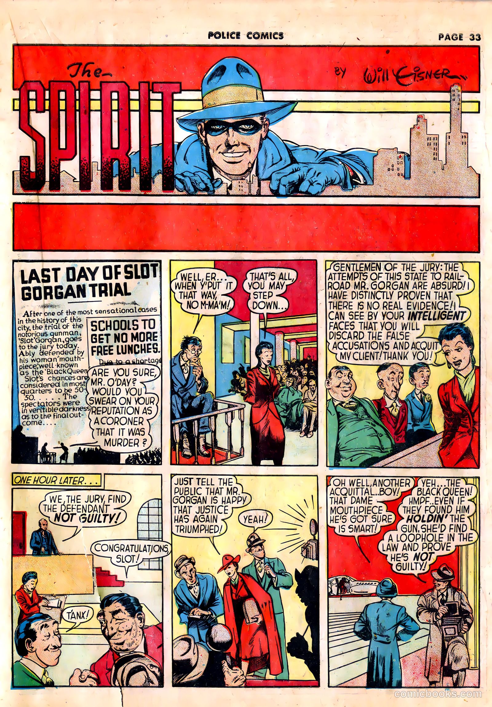 Police Comics #12 (1942) — page 36 of 69