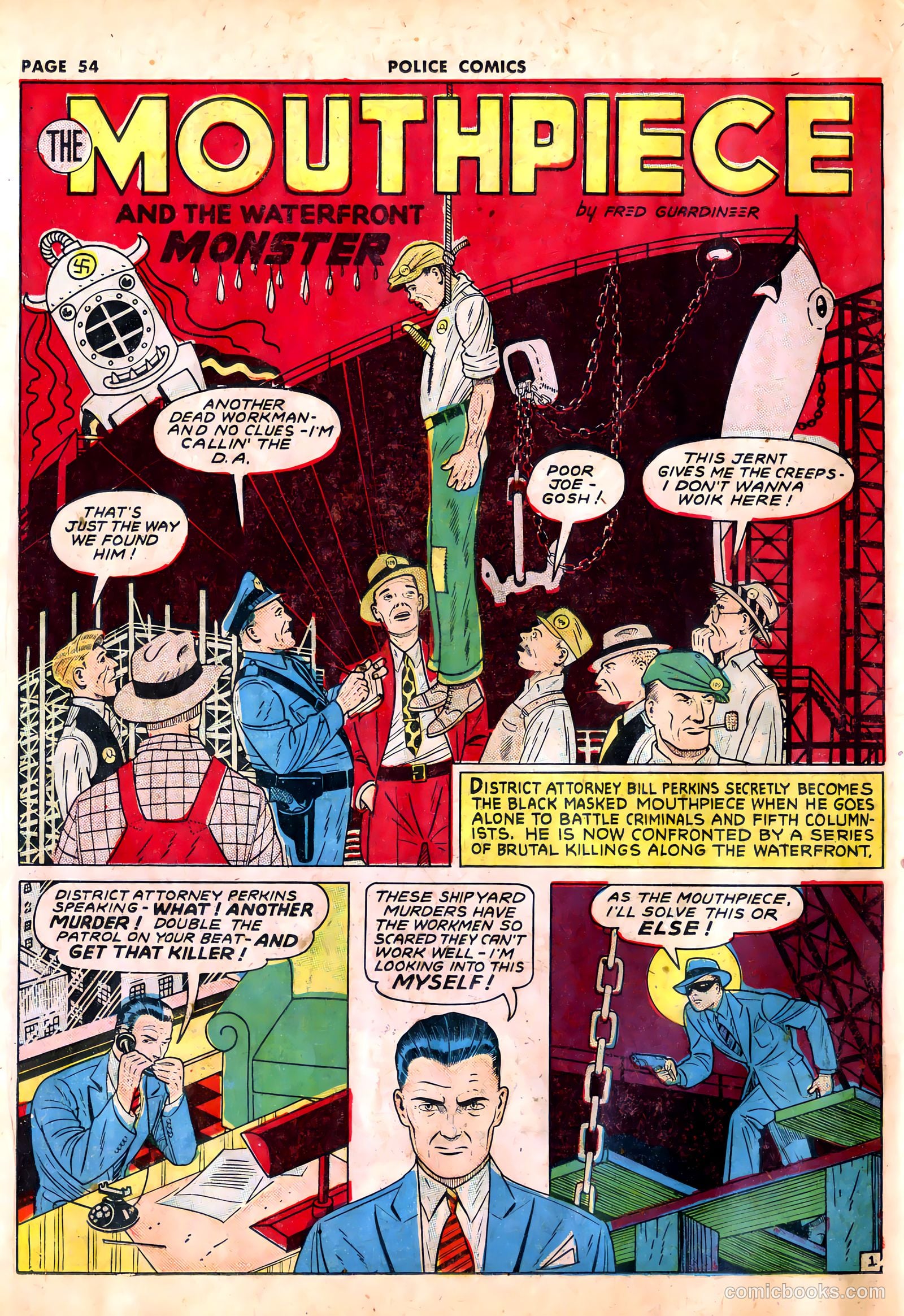 Police Comics #12 (1942) — page 57 of 69