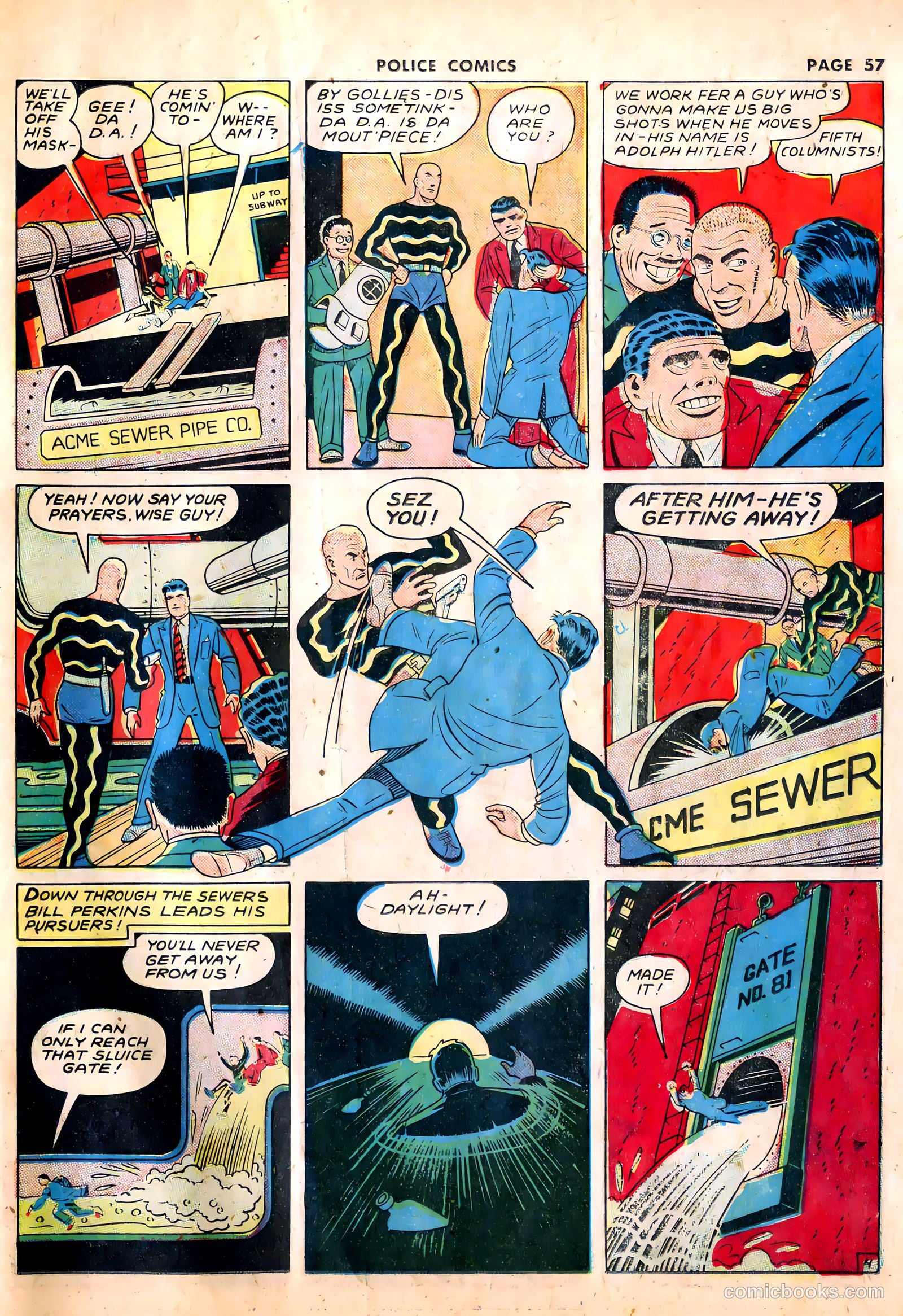 Police Comics #12 (1942) — page 60 of 69