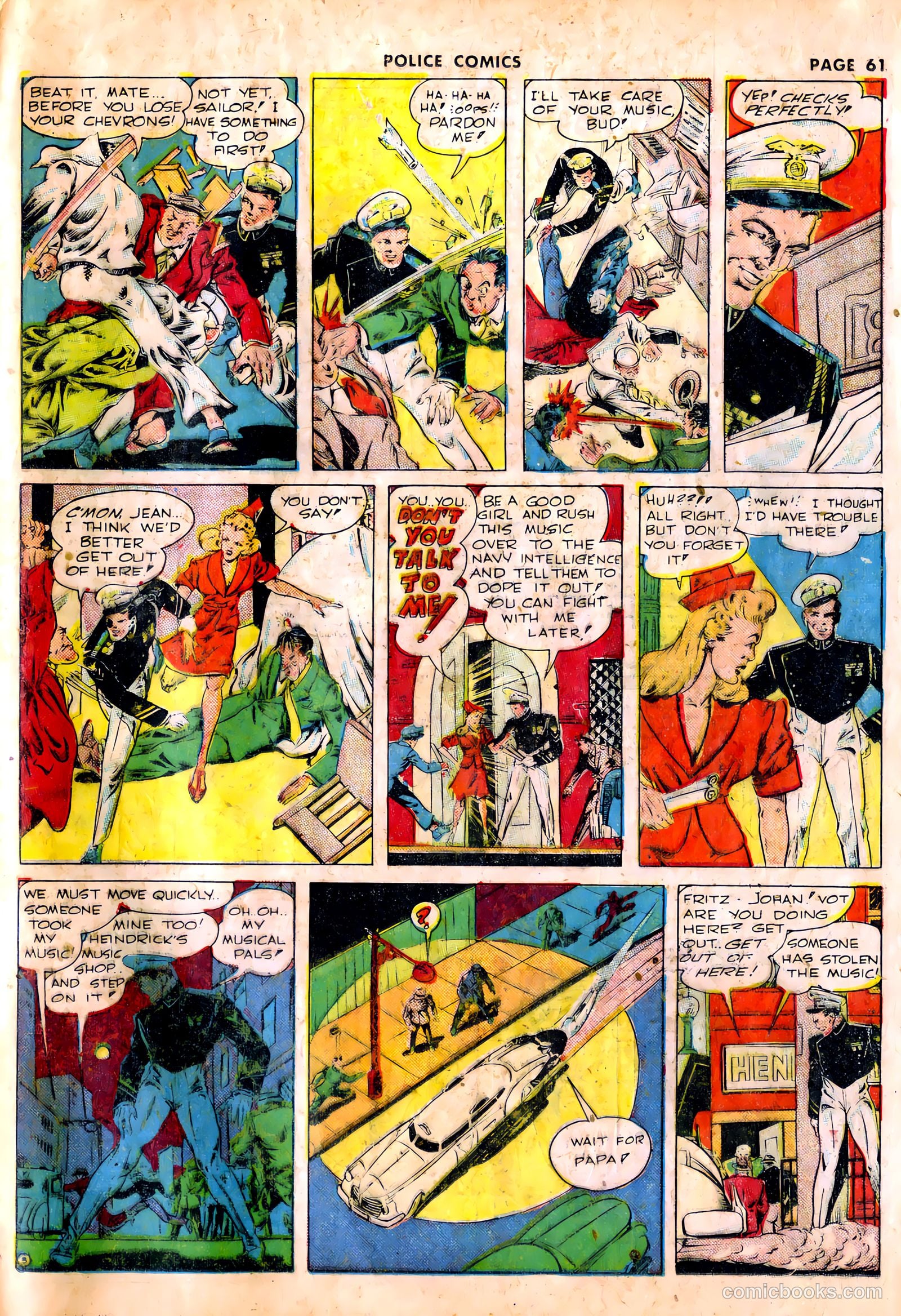 Police Comics #12 (1942) — page 64 of 69