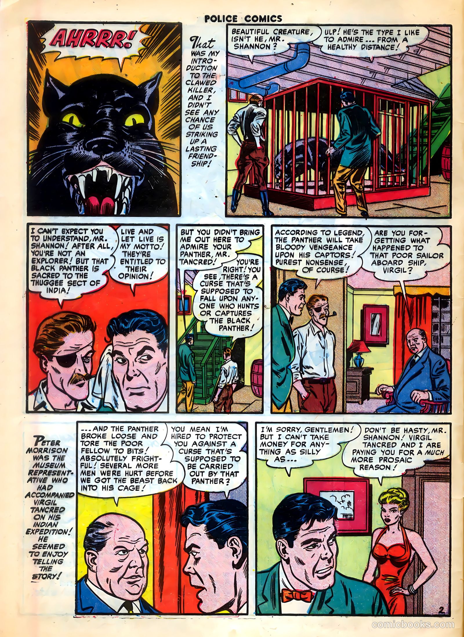 Police Comics #121 (1952) — page 4 of 37