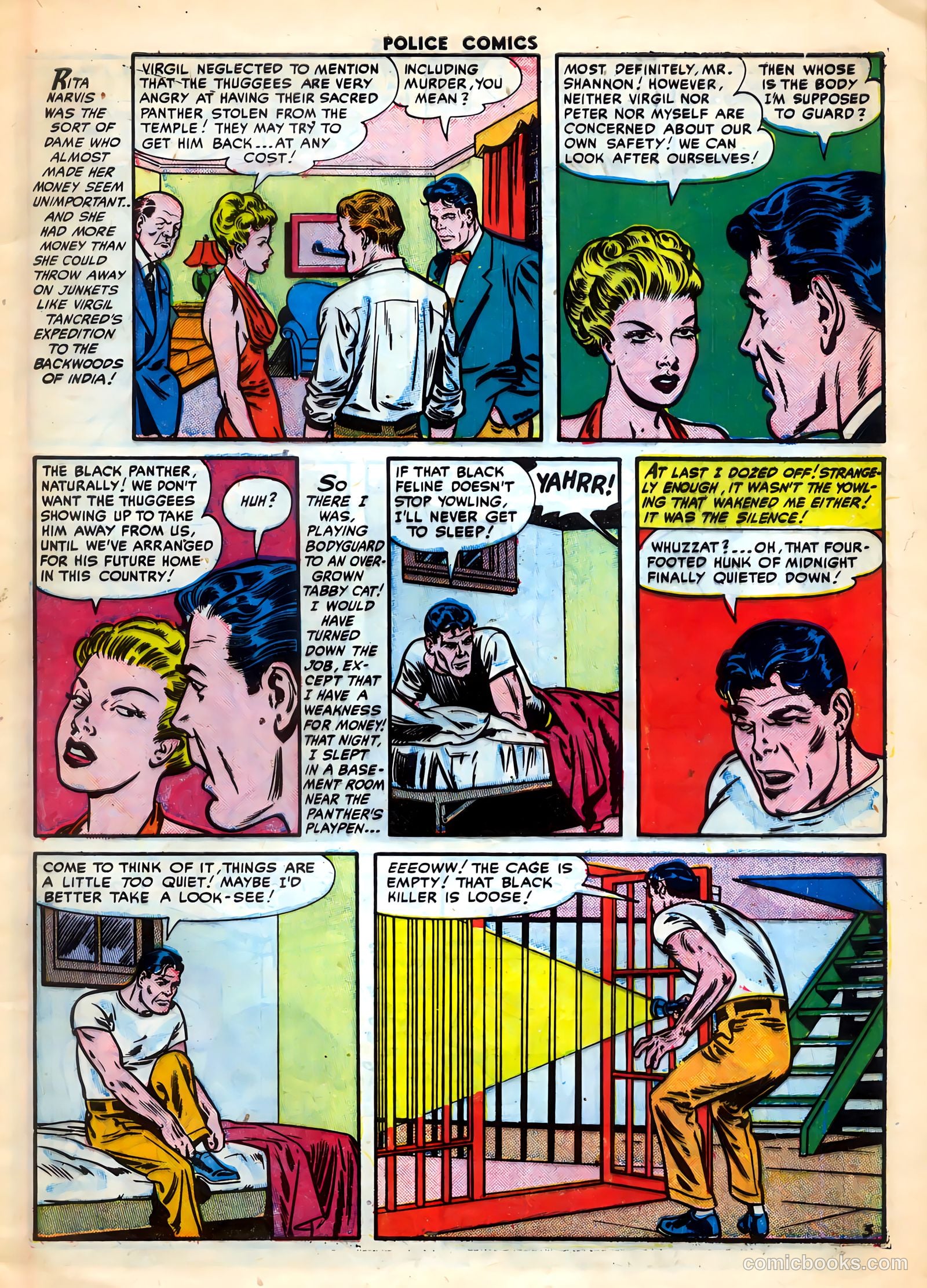 Police Comics #121 (1952) — page 5 of 37