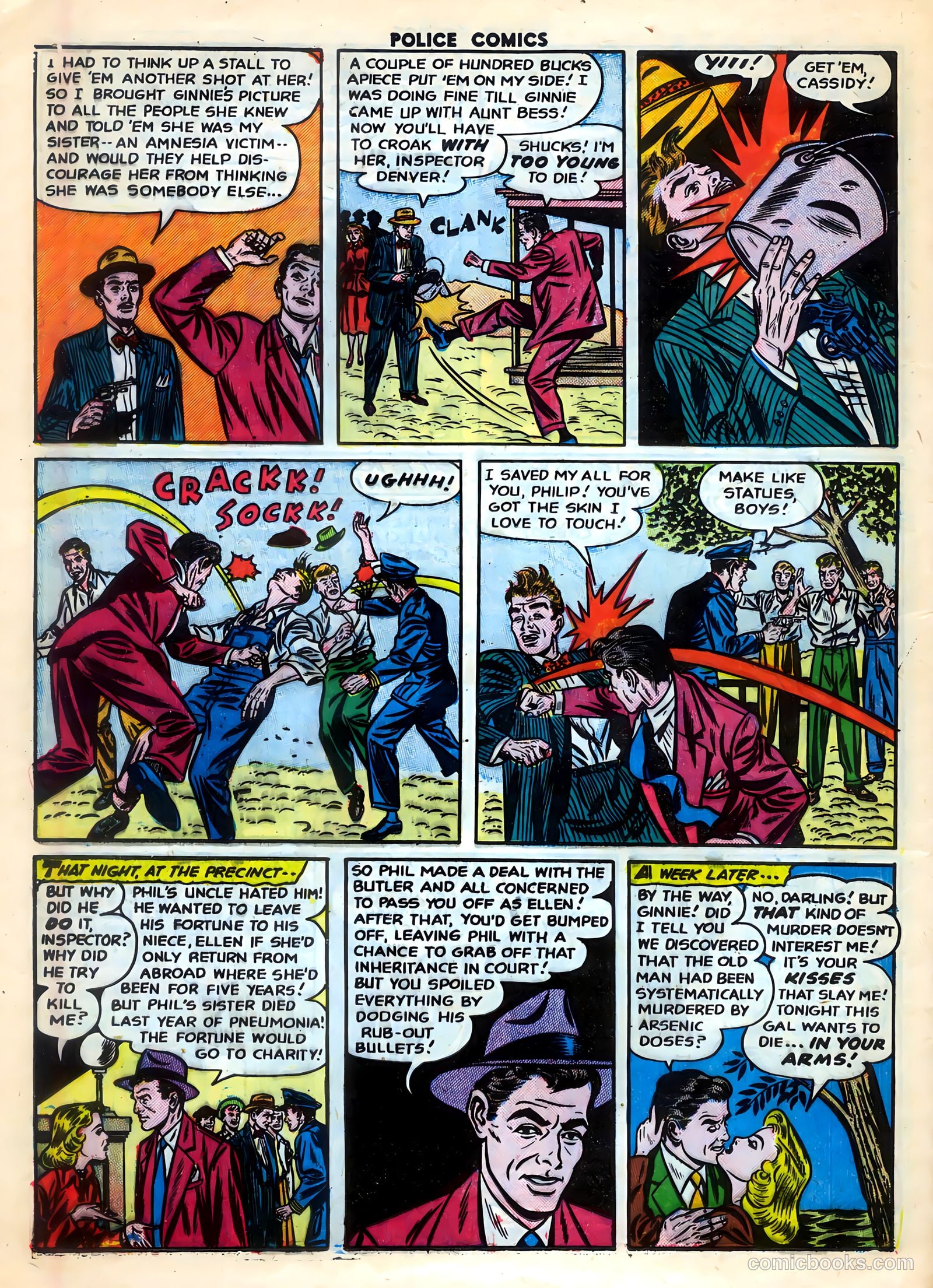 Police Comics #121 (1952) — page 16 of 37