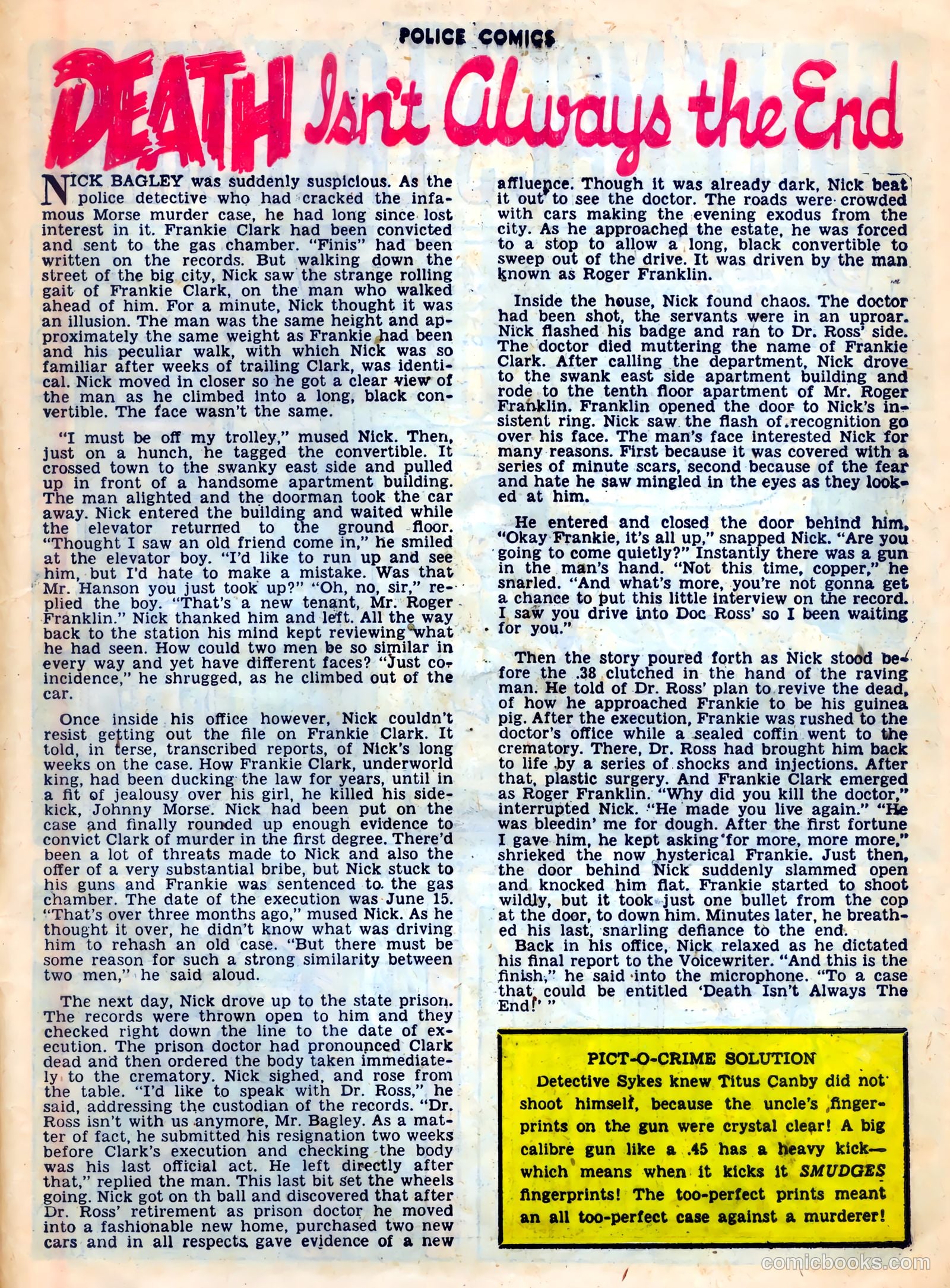 Police Comics #121 (1952) — page 27 of 37