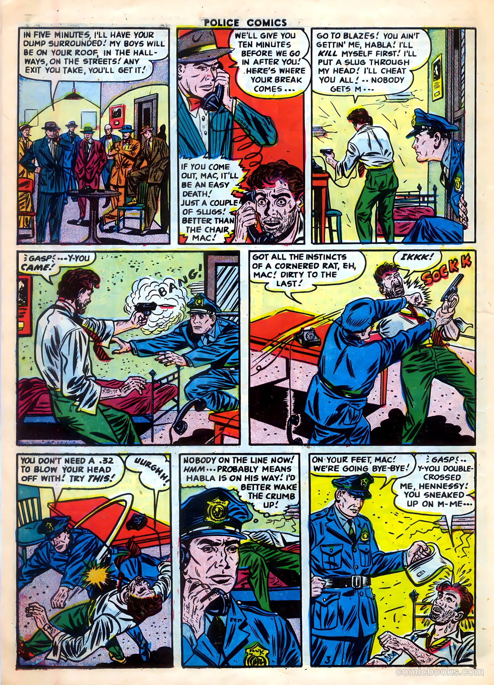 Police Comics #121 (1952) — page 30 of 37