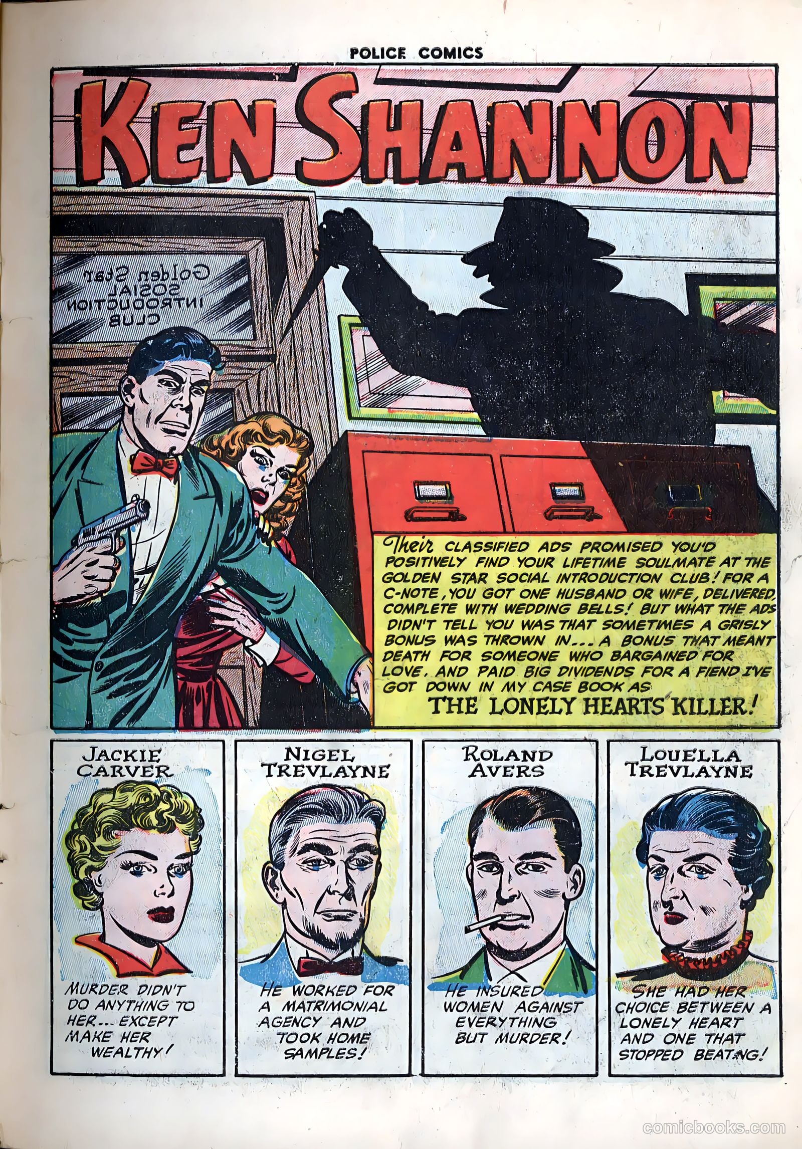 Police Comics #122 (1952) — page 3 of 36