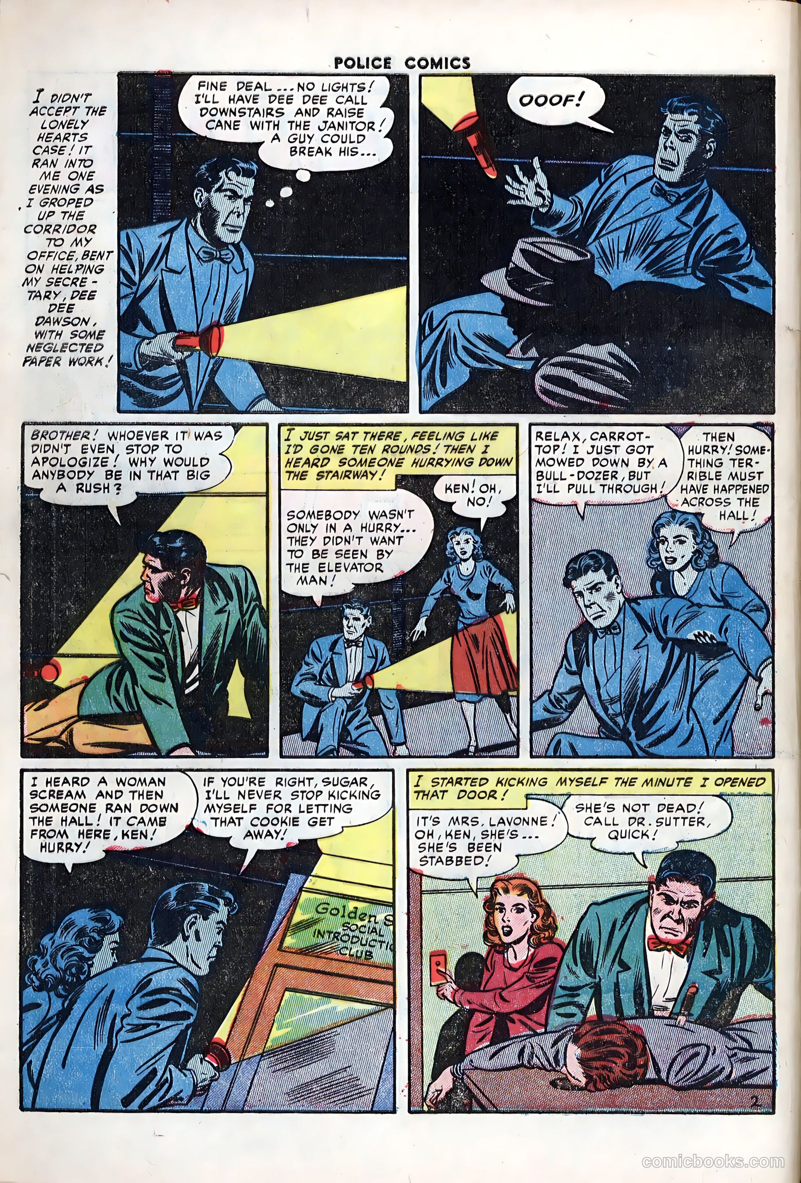 Police Comics #122 (1952) — page 4 of 36