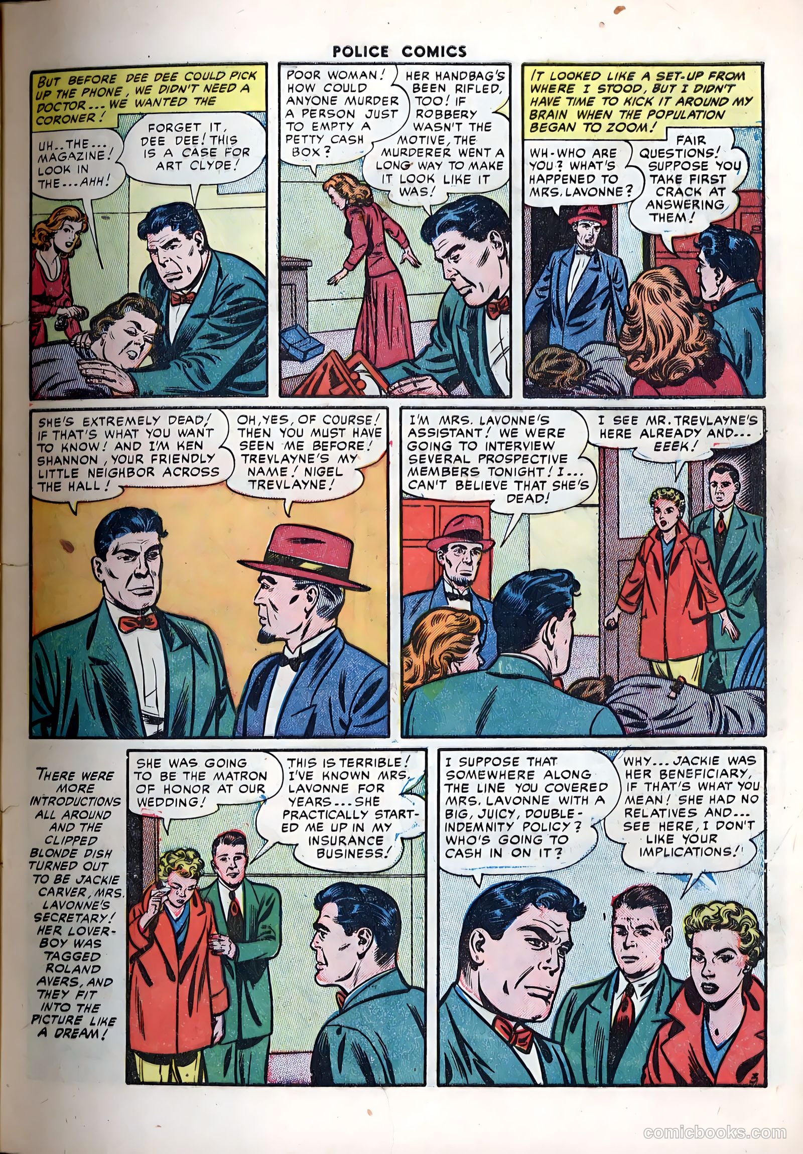 Police Comics #122 (1952) — page 5 of 36