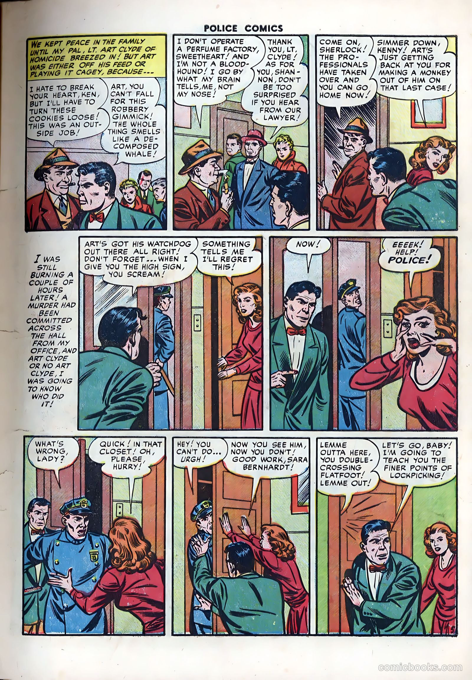 Police Comics #122 (1952) — page 7 of 36