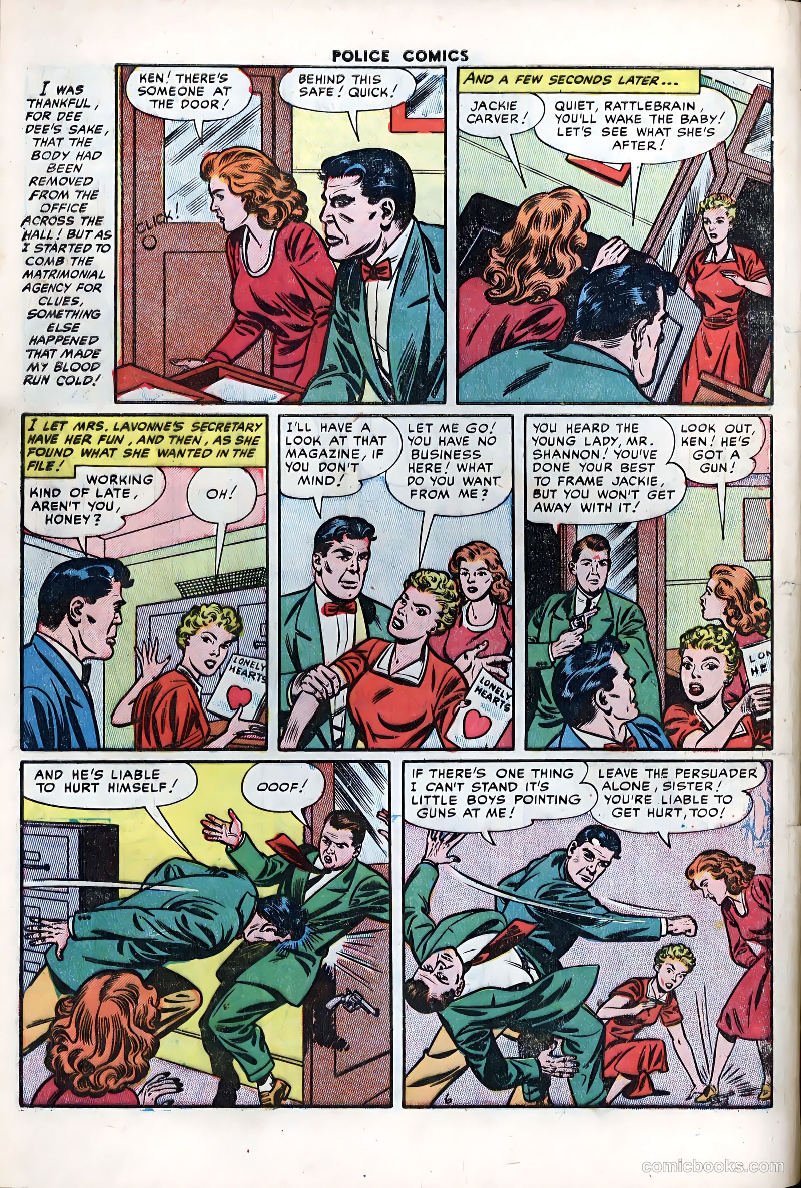 Police Comics #122 (1952) — page 8 of 36