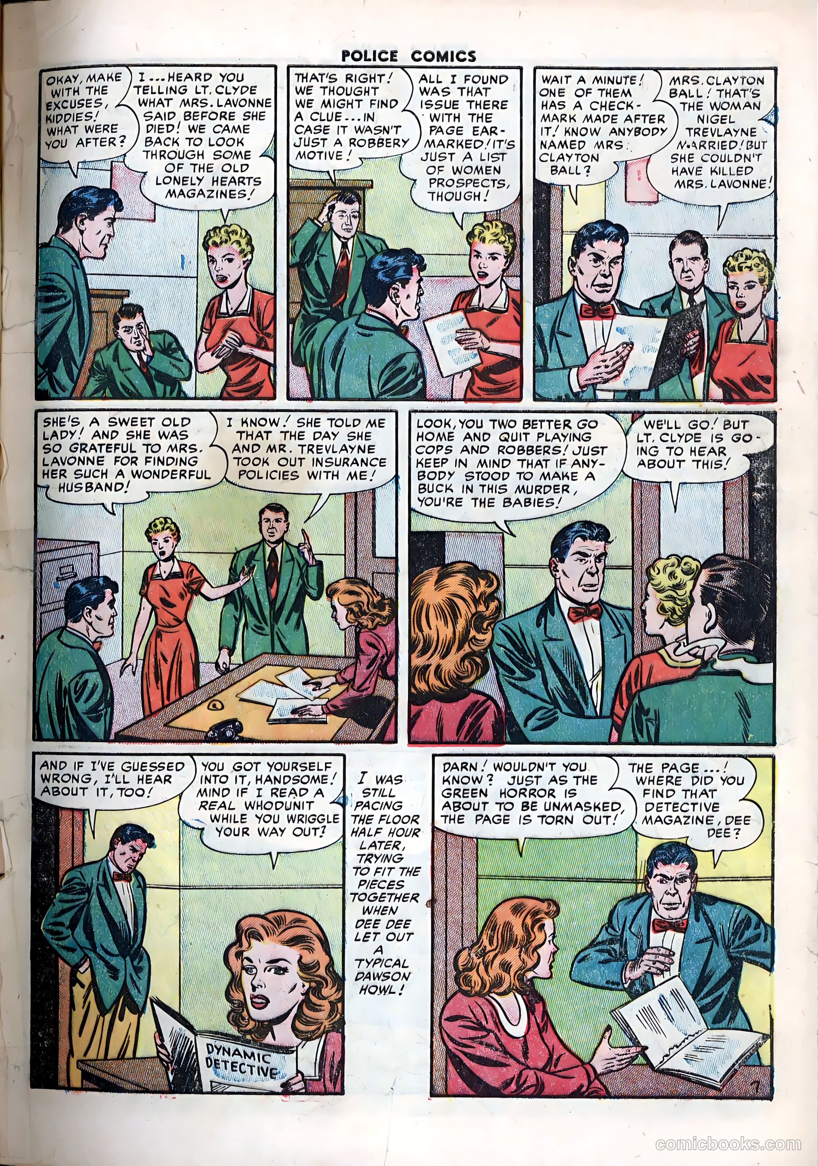 Police Comics #122 (1952) — page 9 of 36