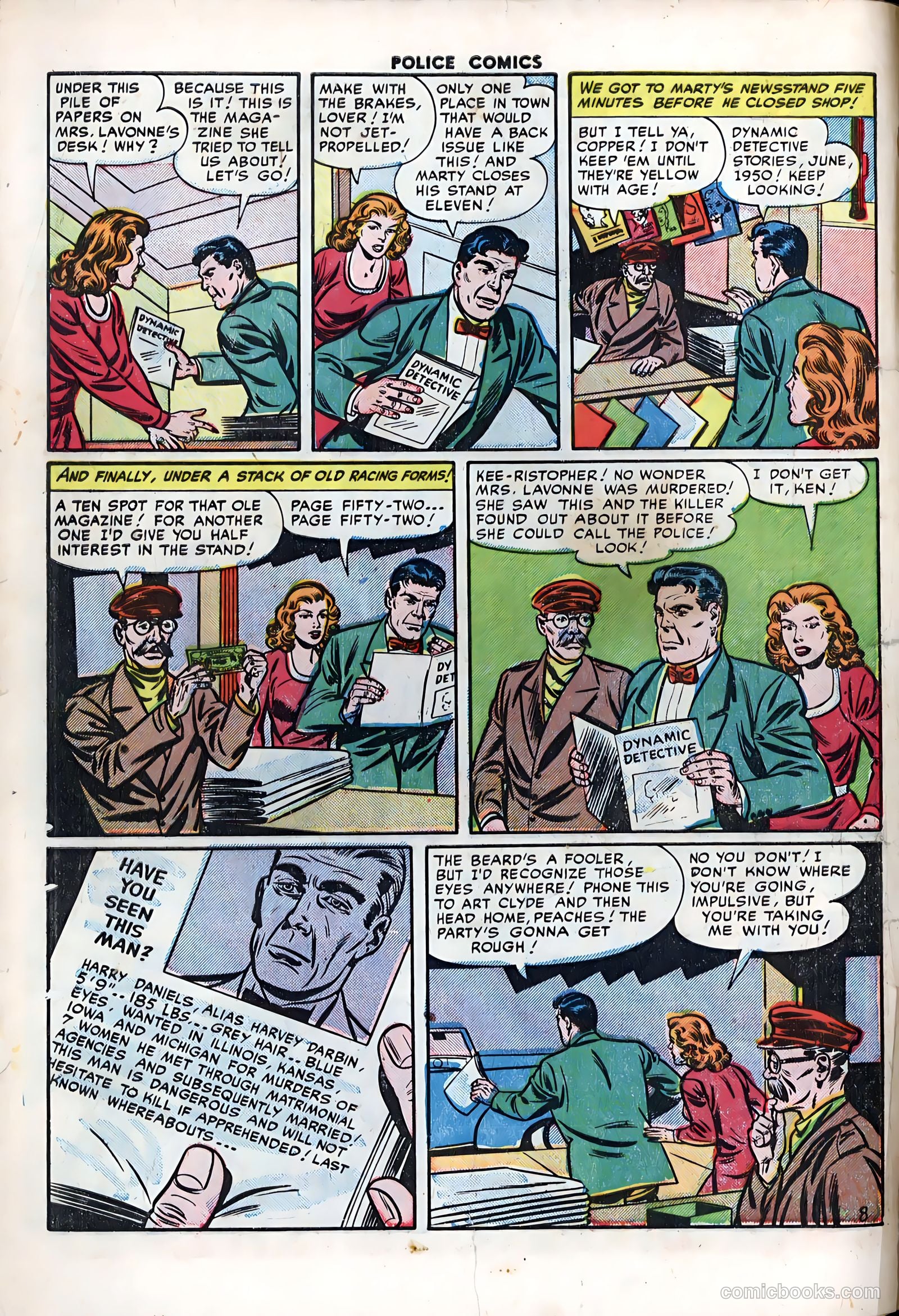 Police Comics #122 (1952) — page 10 of 36
