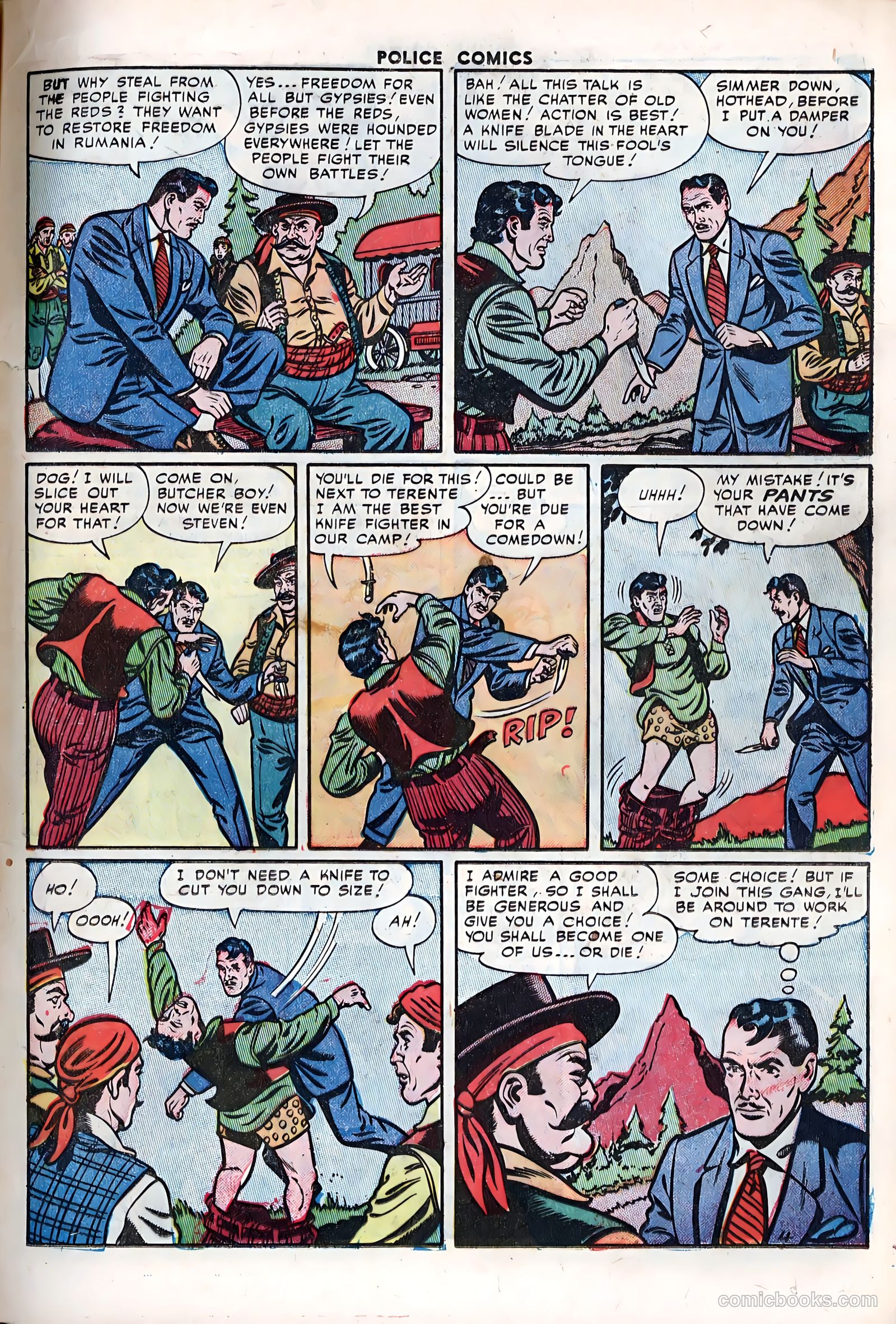 Police Comics #122 (1952) — page 21 of 36