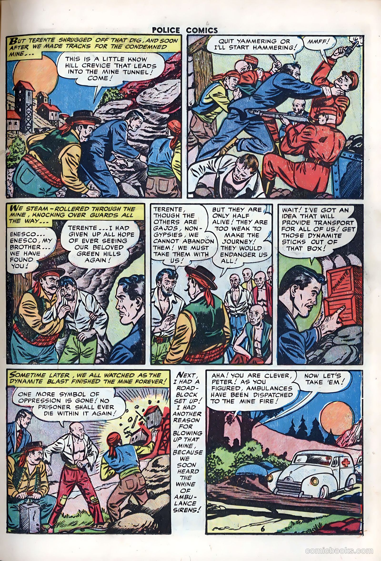 Police Comics #122 (1952) — page 23 of 36