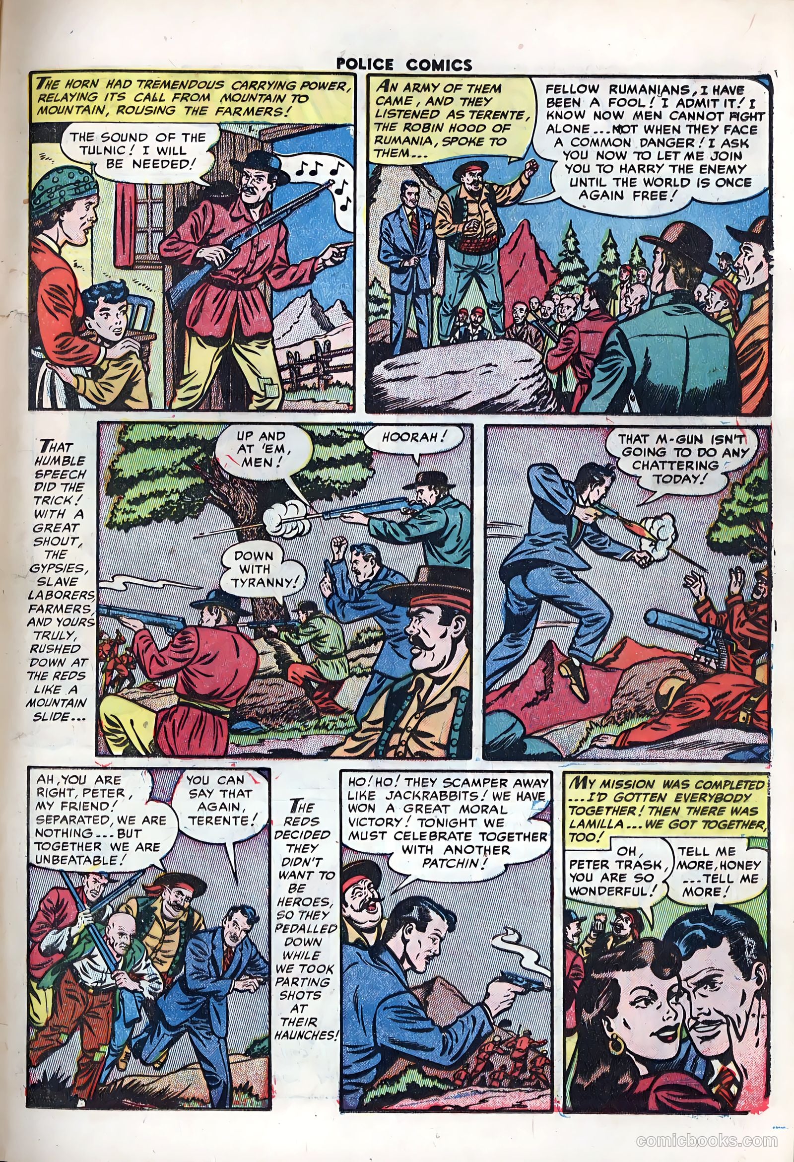 Police Comics #122 (1952) — page 25 of 36