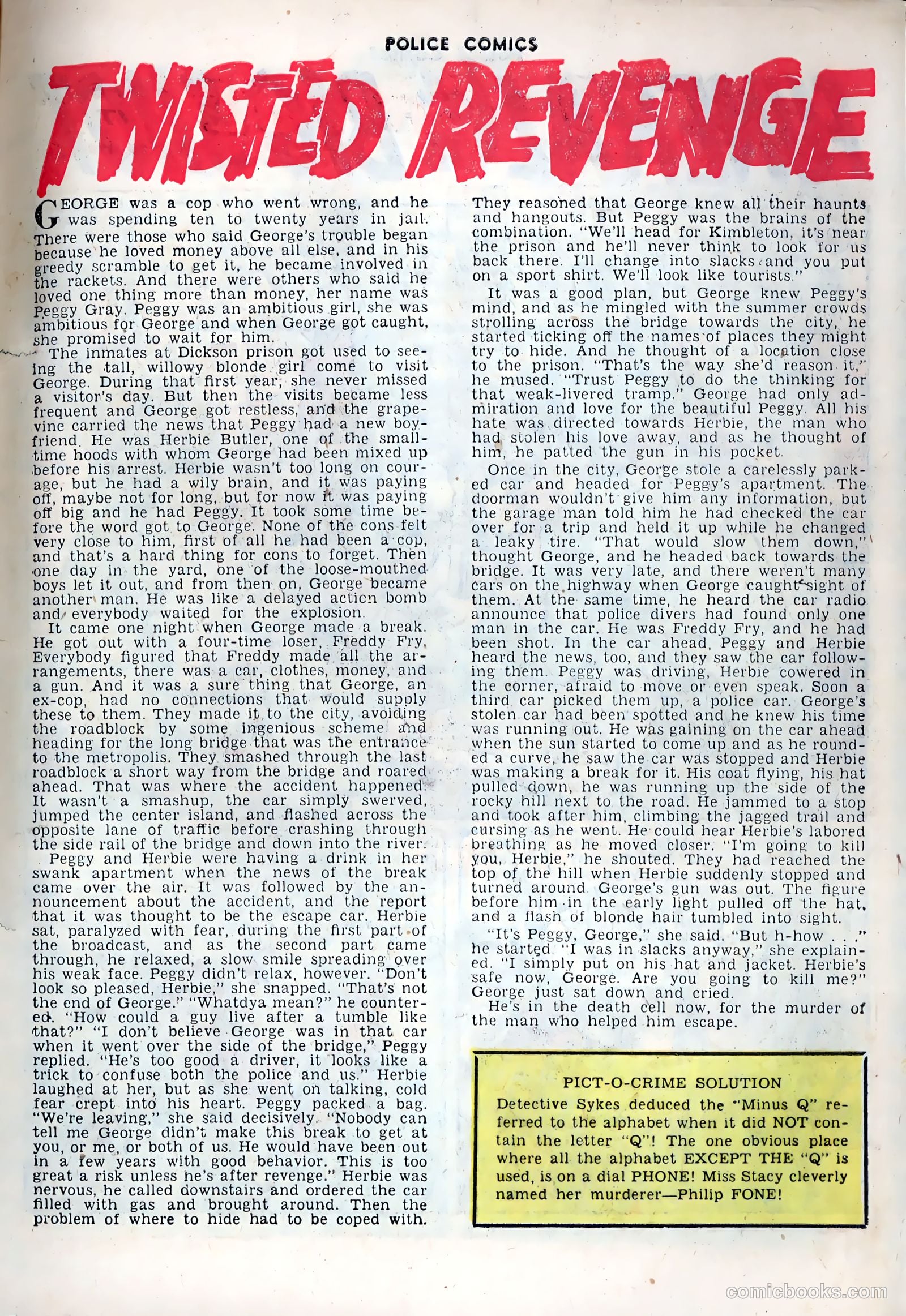Police Comics #122 (1952) — page 27 of 36