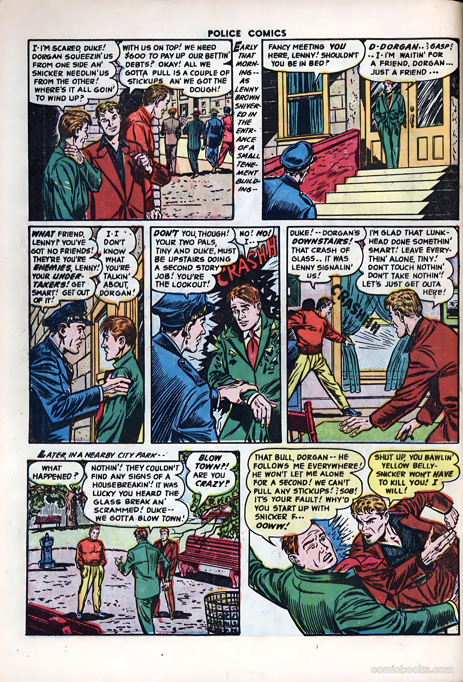 Police Comics #122 (1952) — page 30 of 36