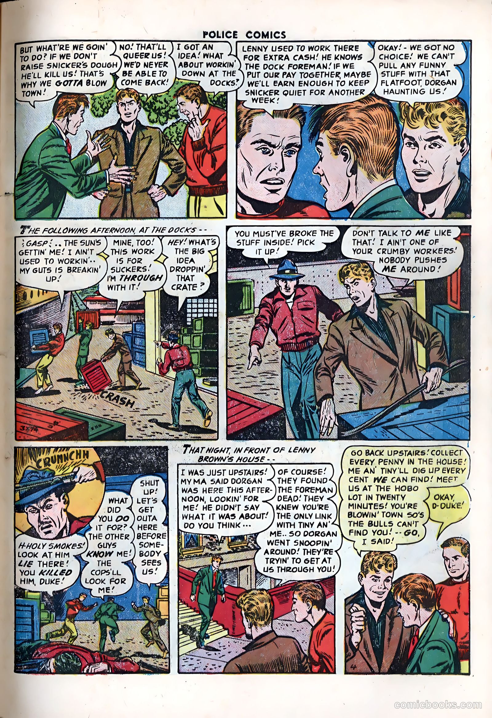 Police Comics #122 (1952) — page 31 of 36