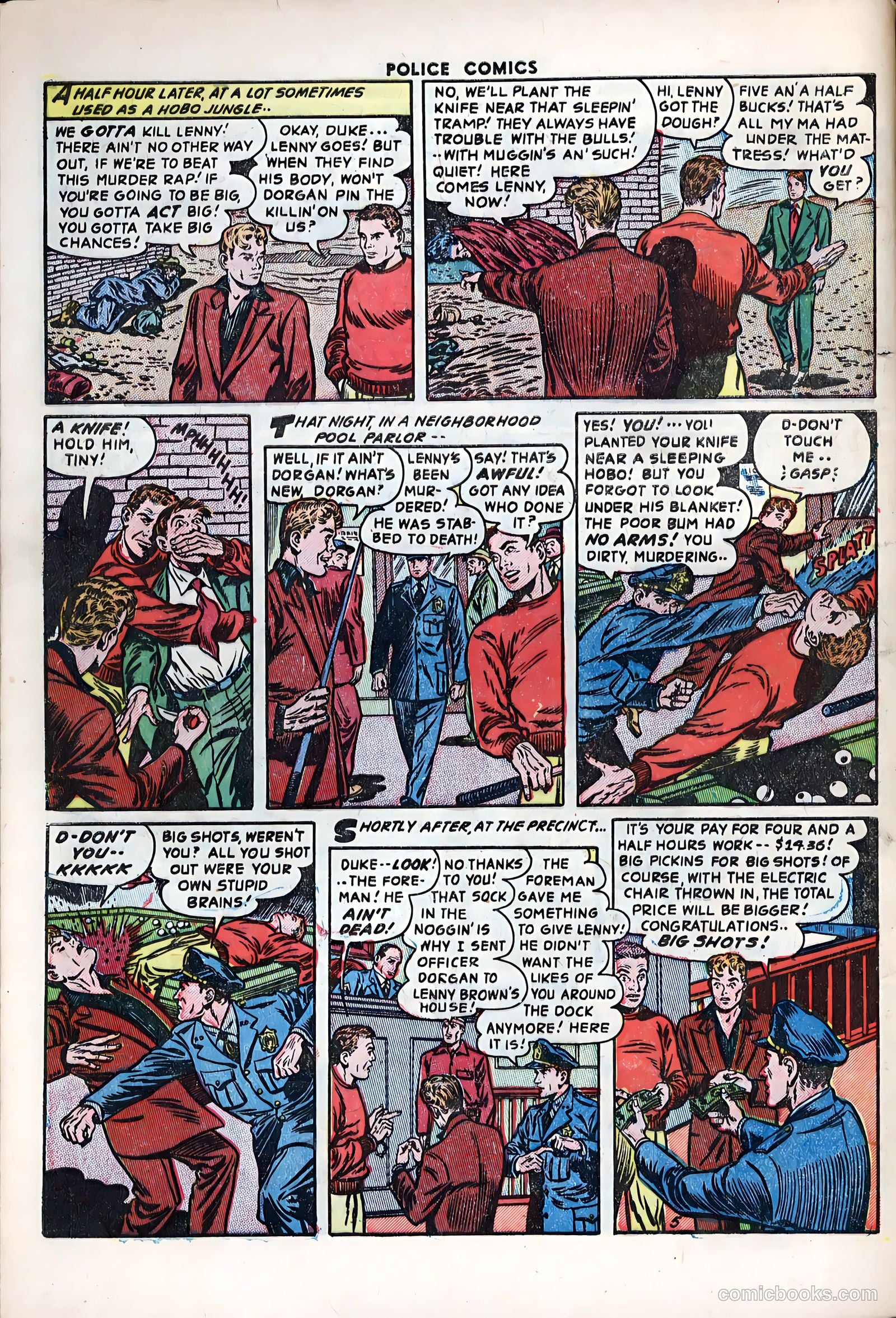 Police Comics #122 (1952) — page 32 of 36