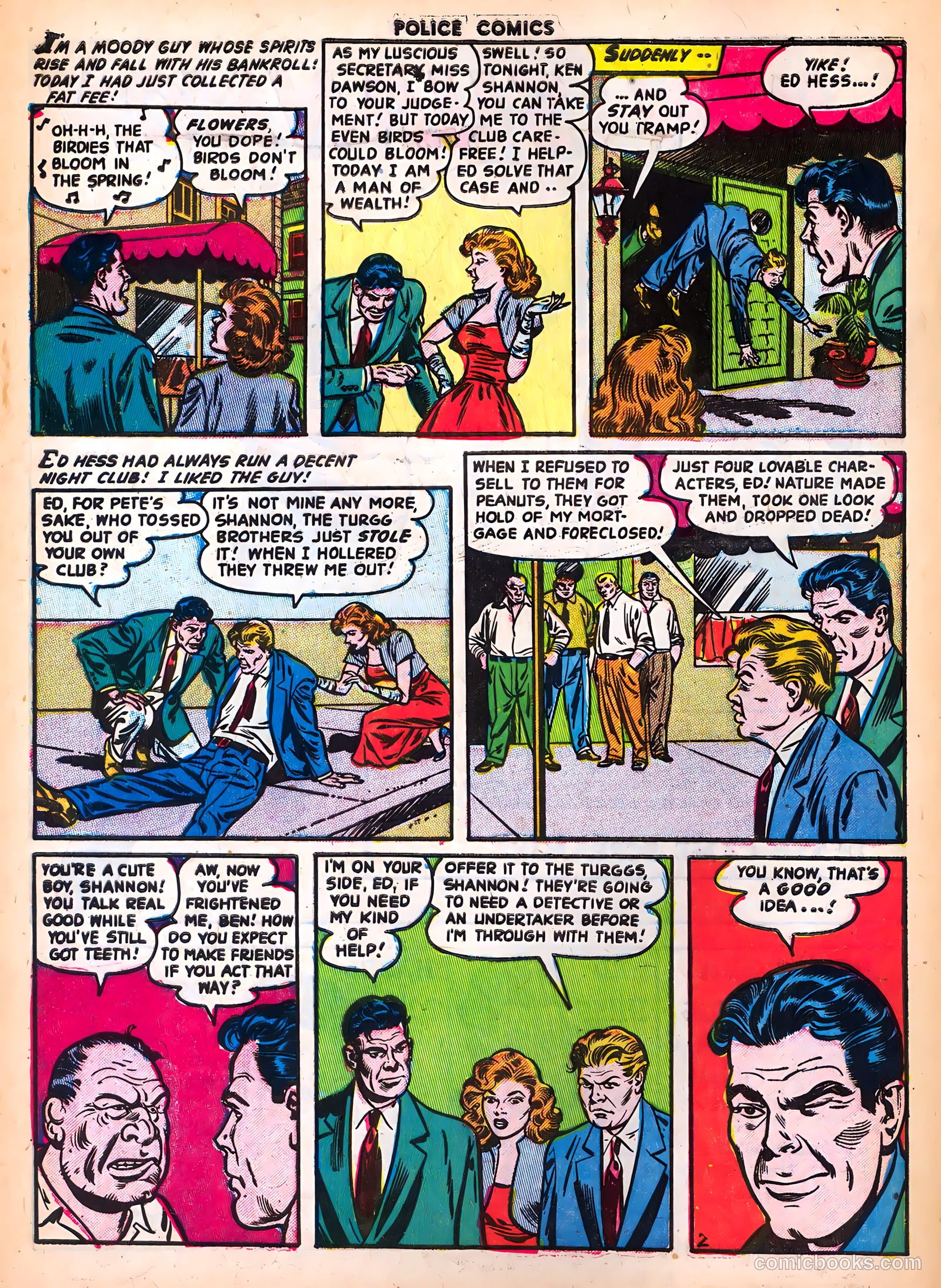 Police Comics #123 (1953) — page 4 of 36