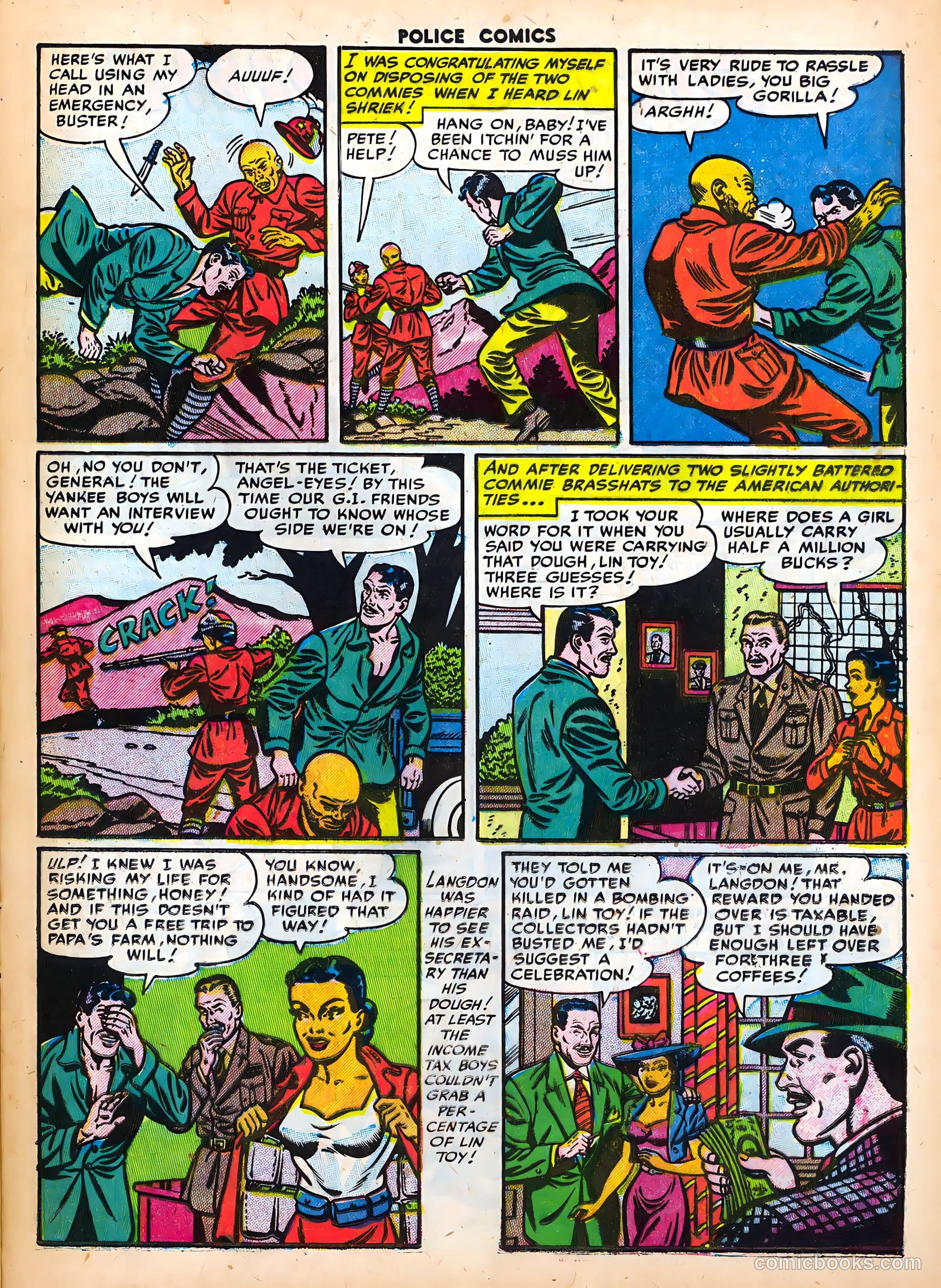 Police Comics #123 (1953) — page 25 of 36