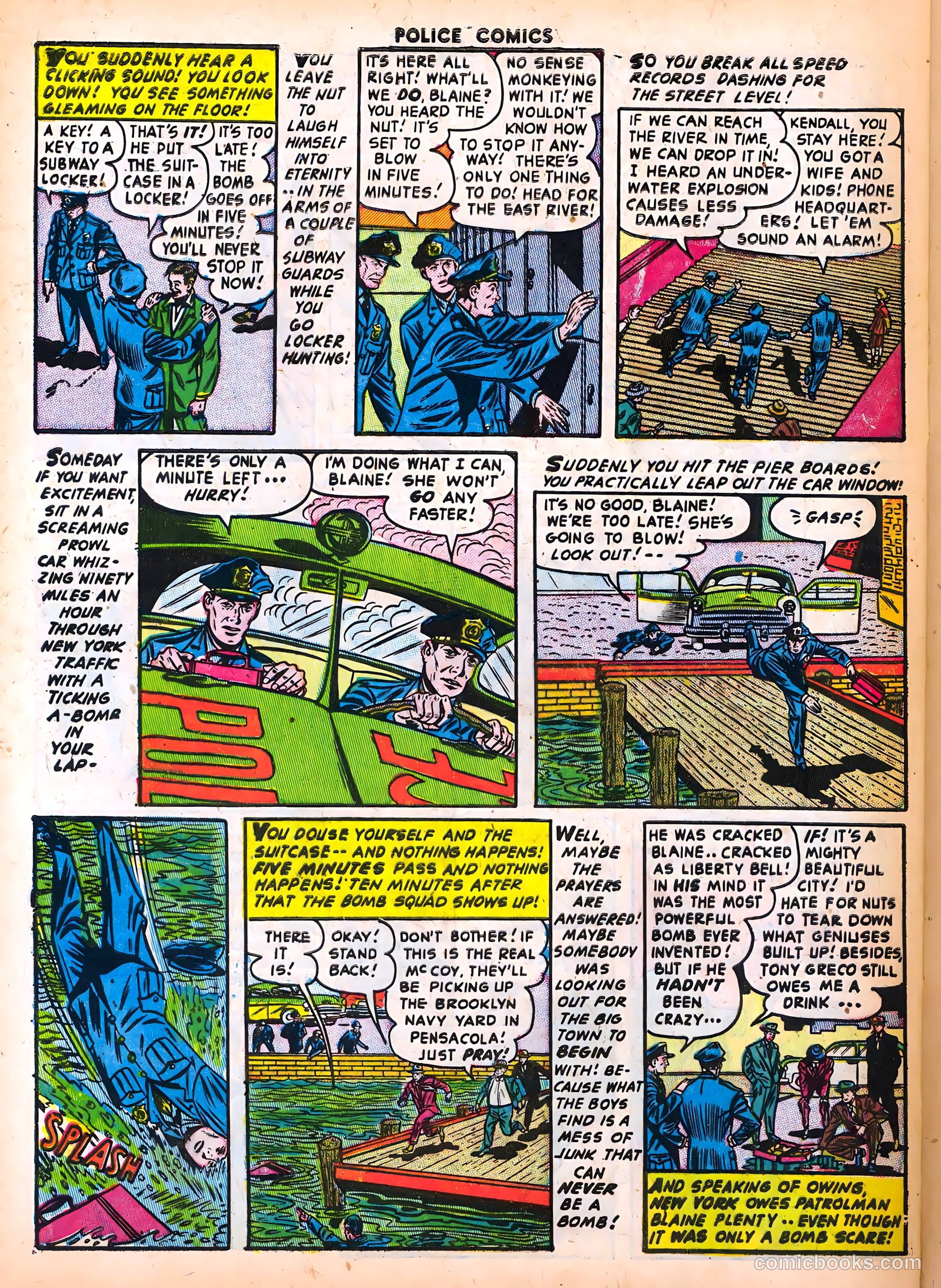 Police Comics #123 (1953) — page 32 of 36