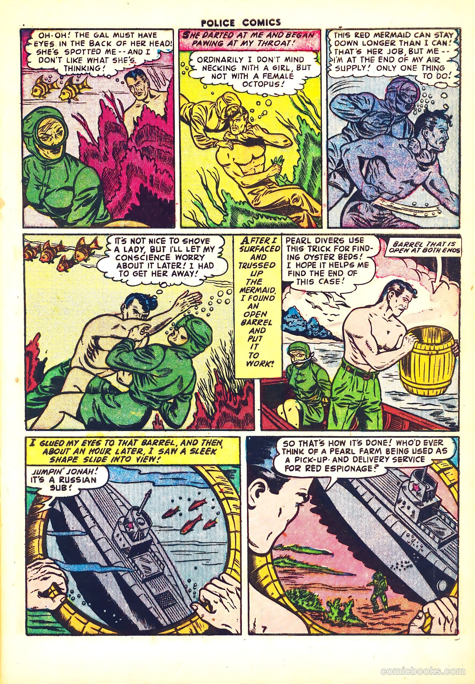 Police Comics #124 (1953) — page 9 of 36