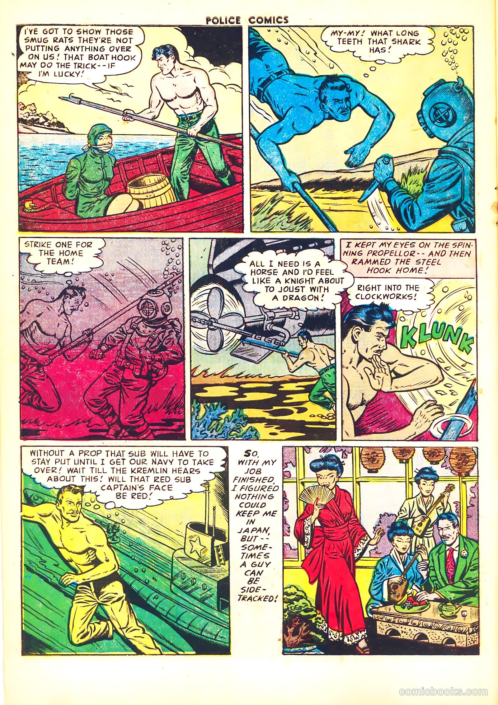 Police Comics #124 (1953) — page 10 of 36