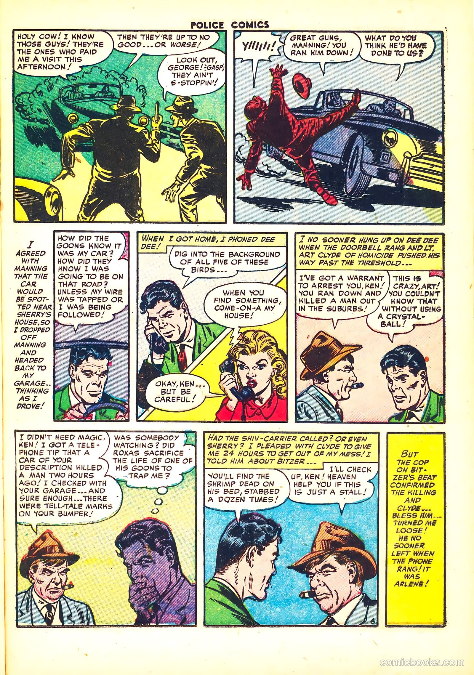 Police Comics #124 (1953) — page 25 of 36