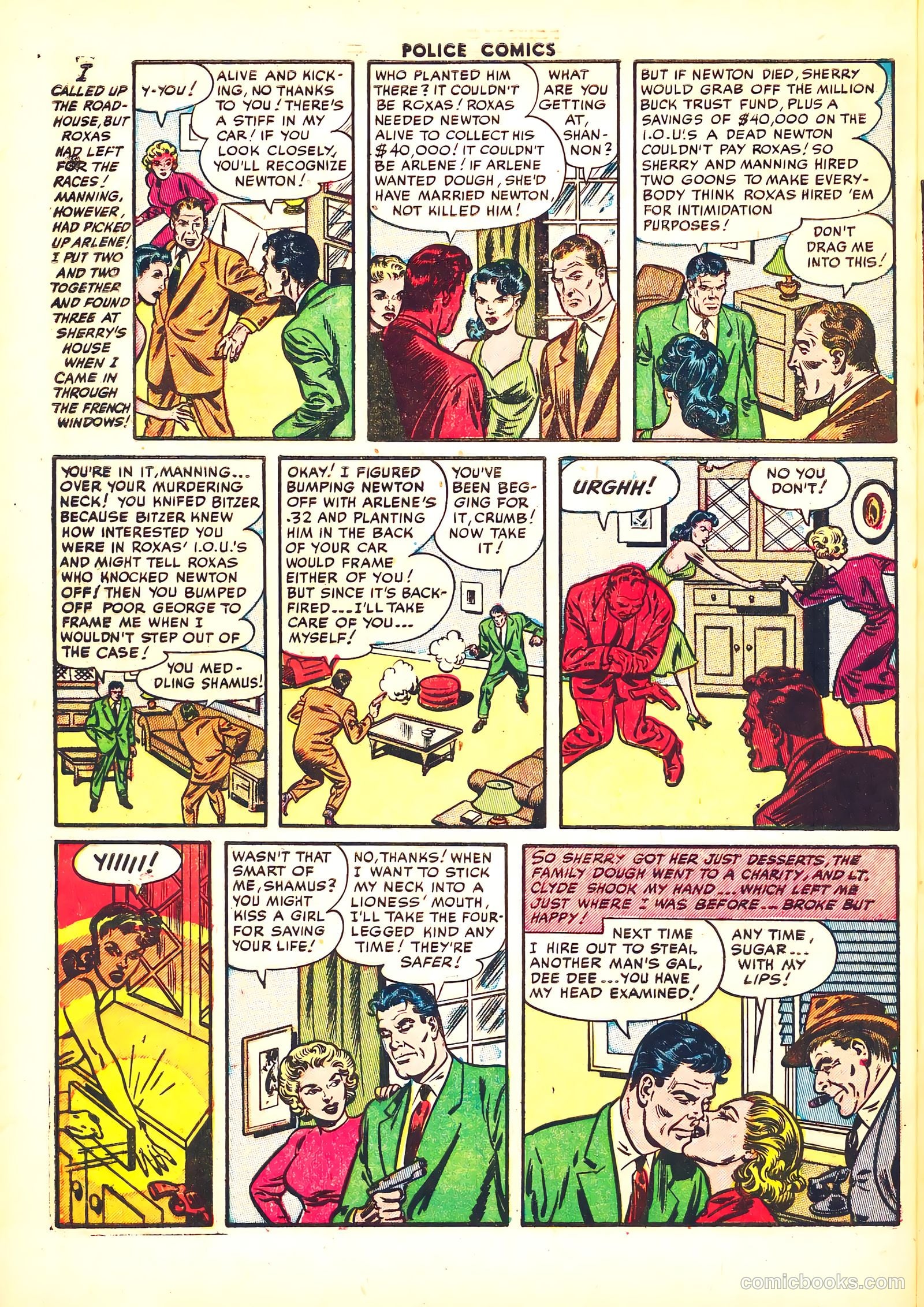 Police Comics #124 (1953) — page 28 of 36