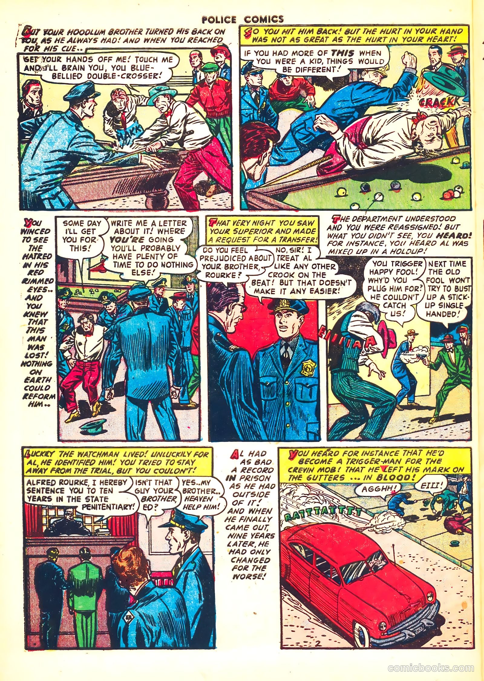 Police Comics #124 (1953) — page 30 of 36