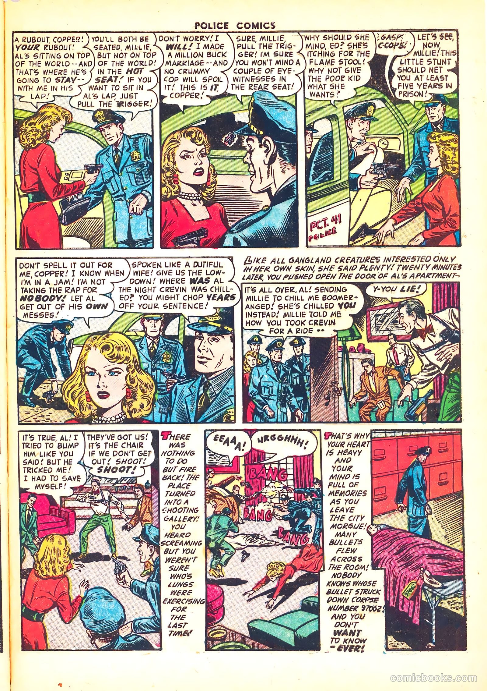 Police Comics #124 (1953) — page 33 of 36