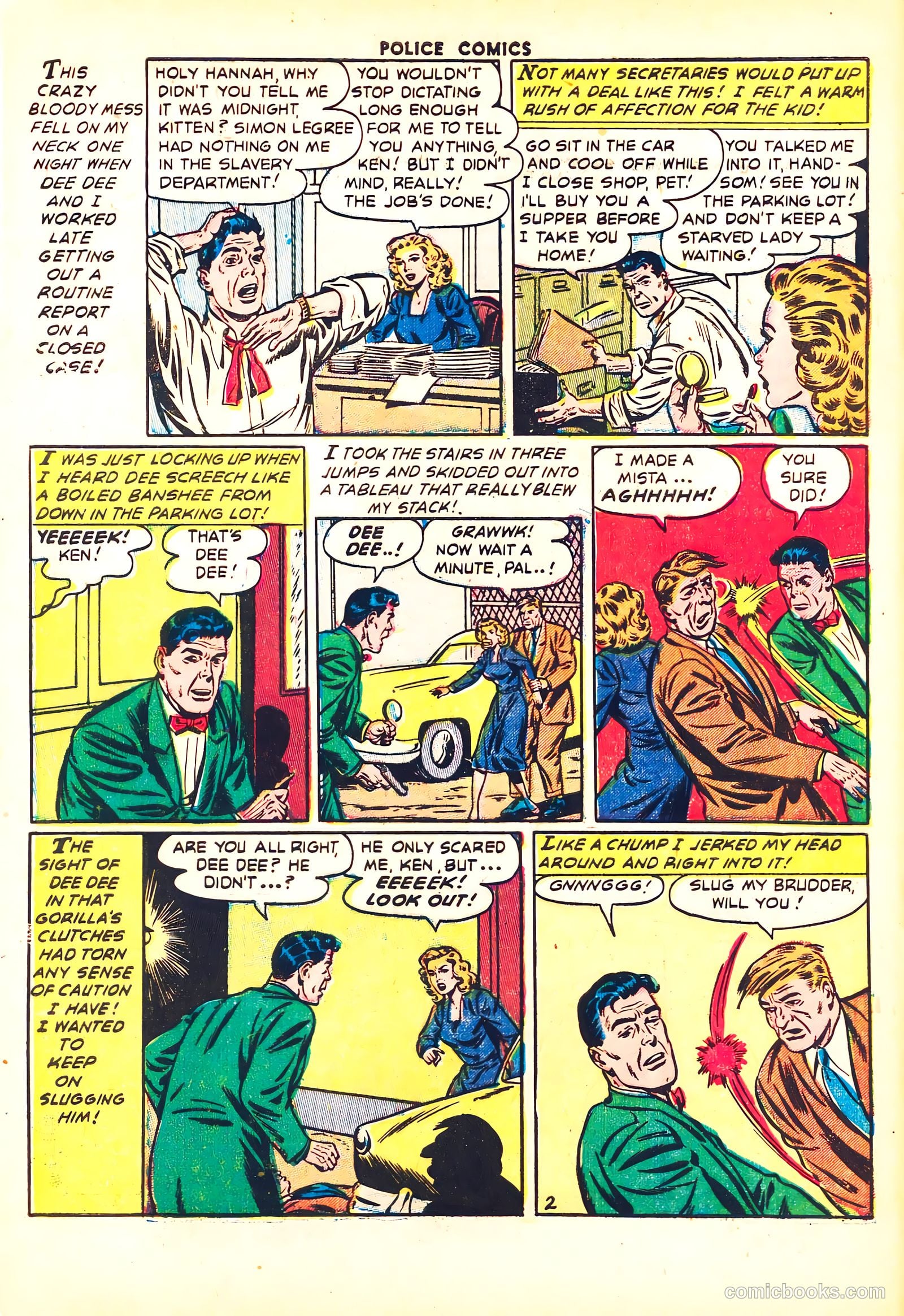 Police Comics #126 (1953) — page 4 of 36
