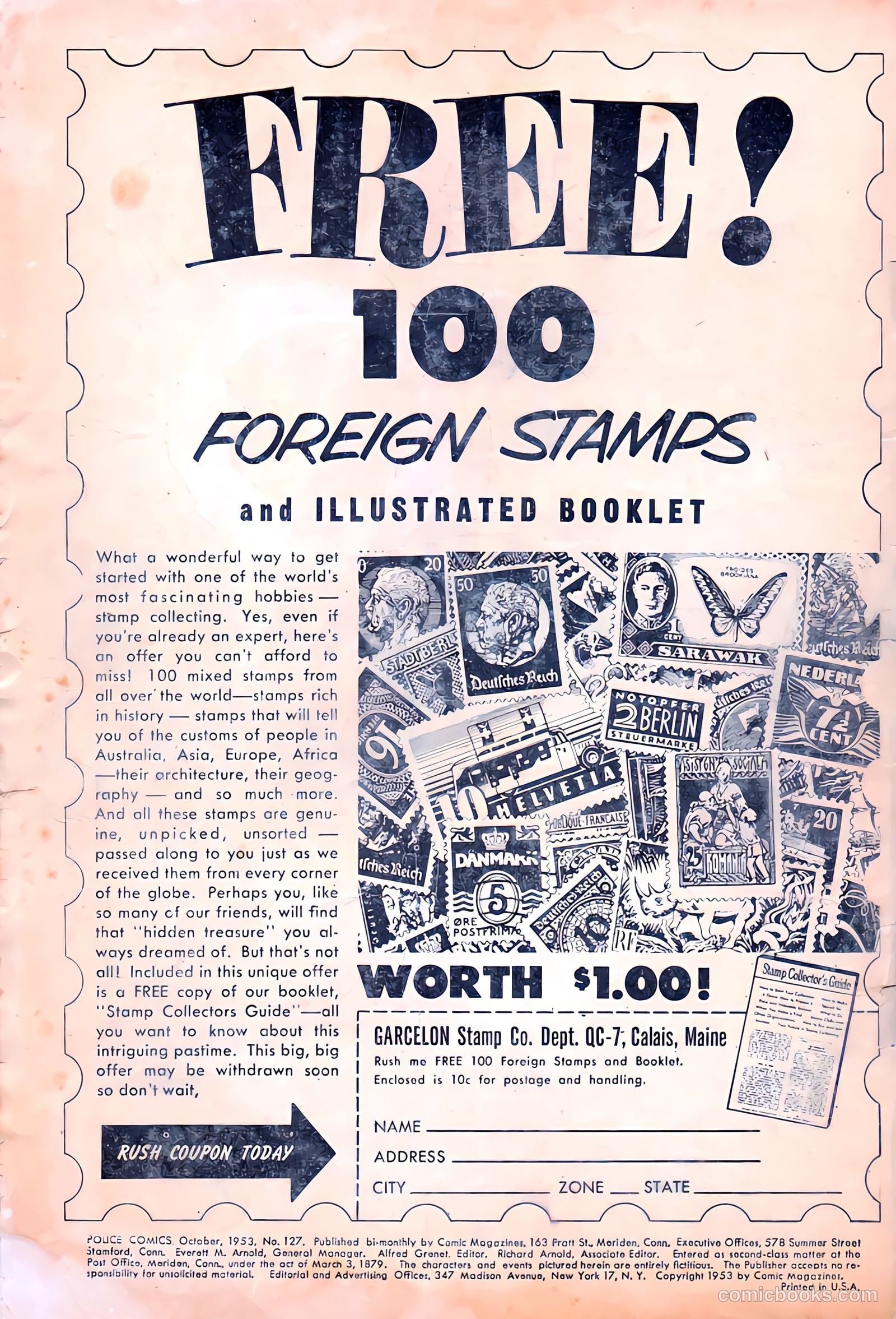 Police Comics #127 (1953) — page 2 of 37