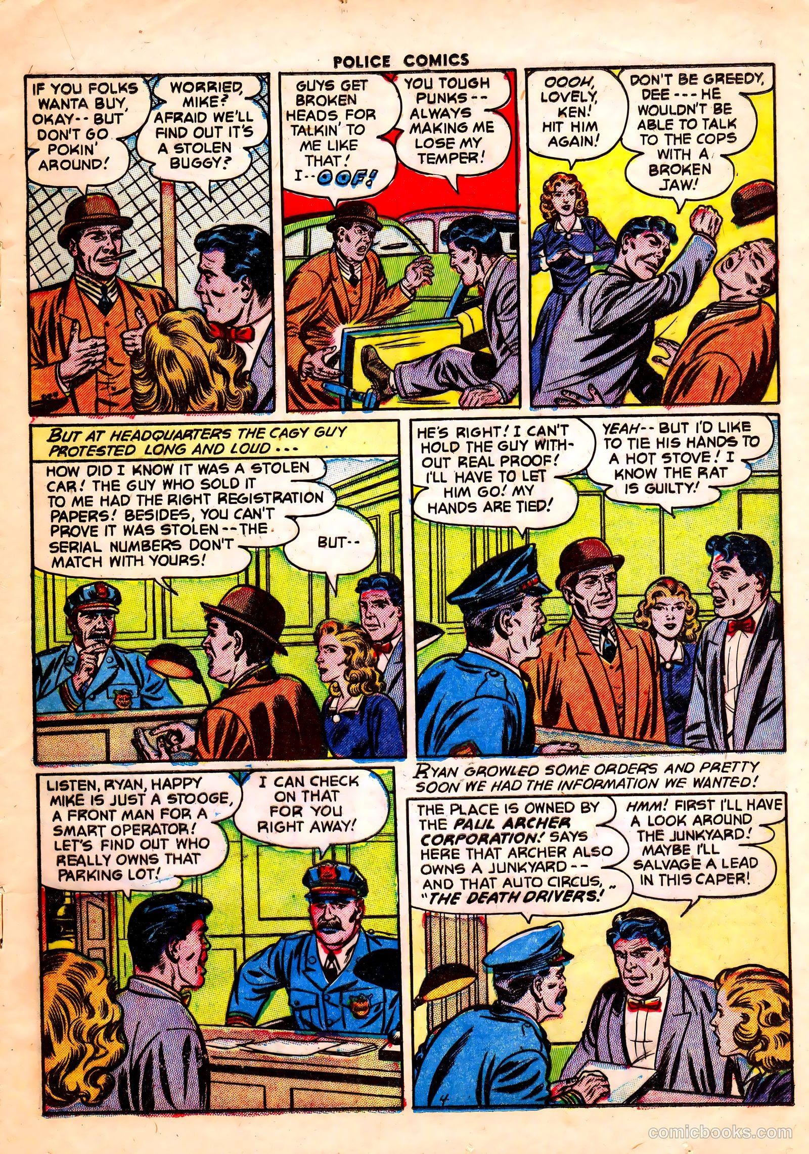 Police Comics #127 (1953) — page 21 of 37