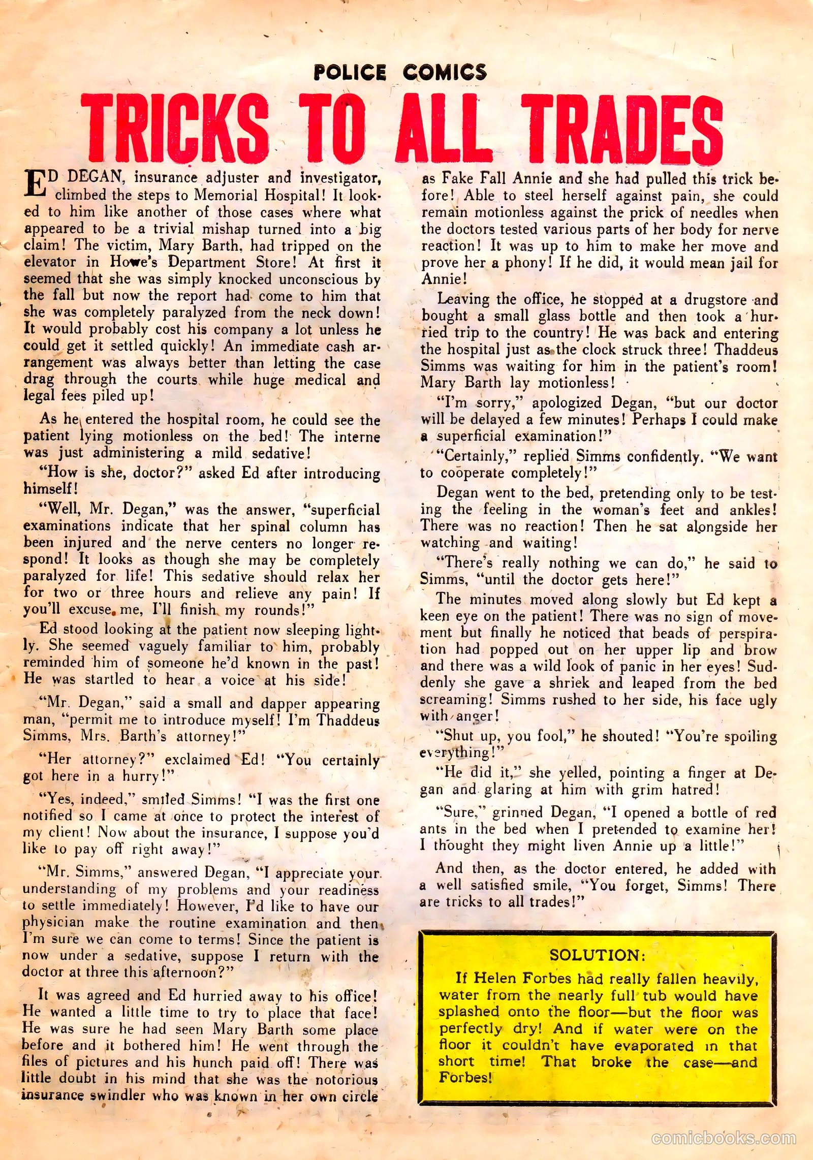 Police Comics #127 (1953) — page 27 of 37